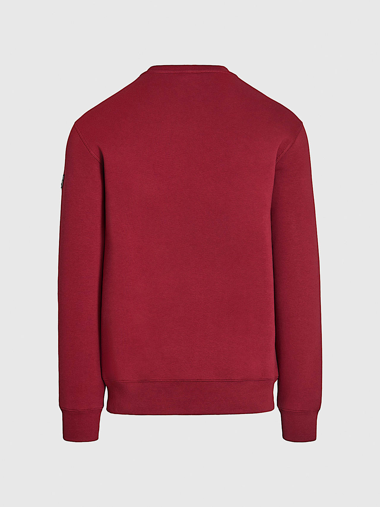 AlphaTauri | SERUA V3.Y9.02 | Signature Logo Crewneck Sweatshirt in Dark Berry for Hombre AlphaTauri | SERUA V3.Y9.02 | Signature Logo Crewneck Sweatshirt in Dark Berry for Hombre