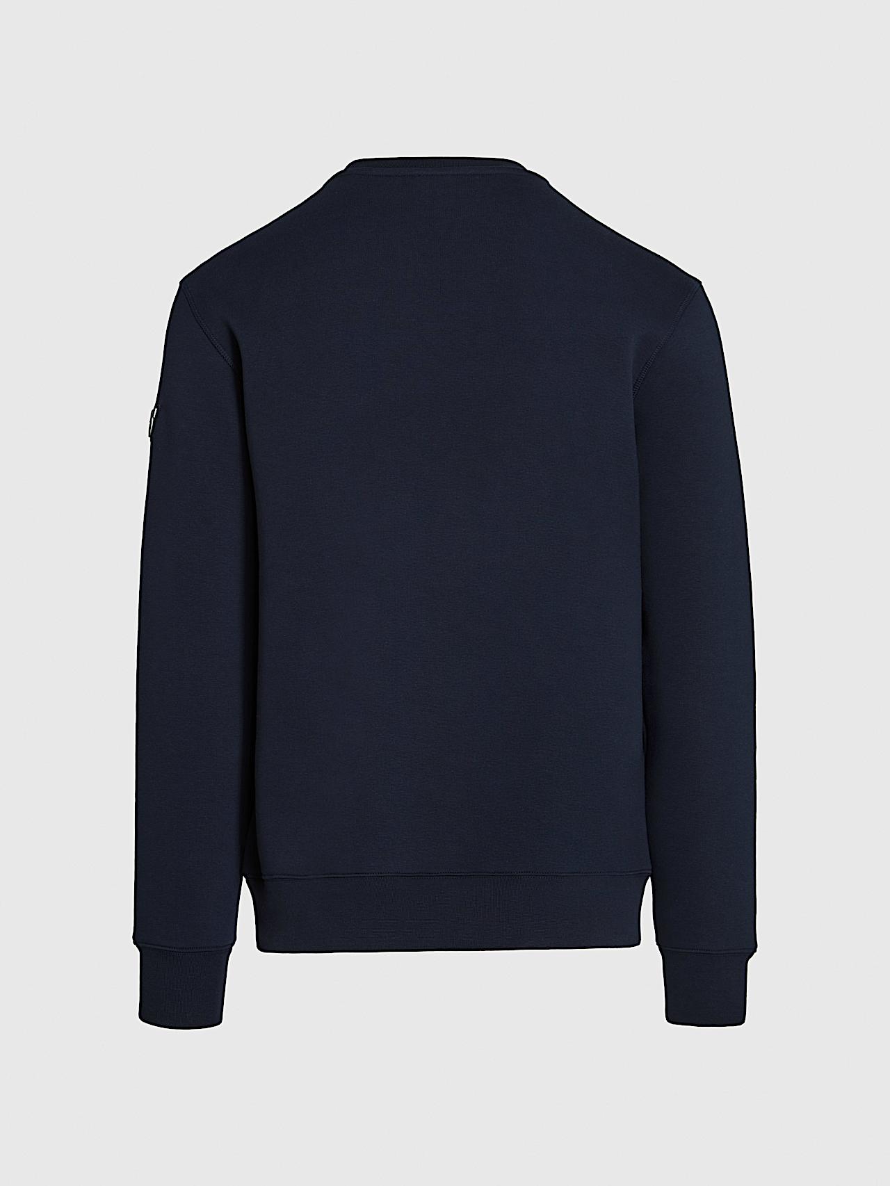 AlphaTauri | SERUA V3.Y9.02 | Signature Logo Crewneck Sweatshirt in Dark Navy for Homme AlphaTauri | SERUA V3.Y9.02 | Signature Logo Crewneck Sweatshirt in Dark Navy for Homme