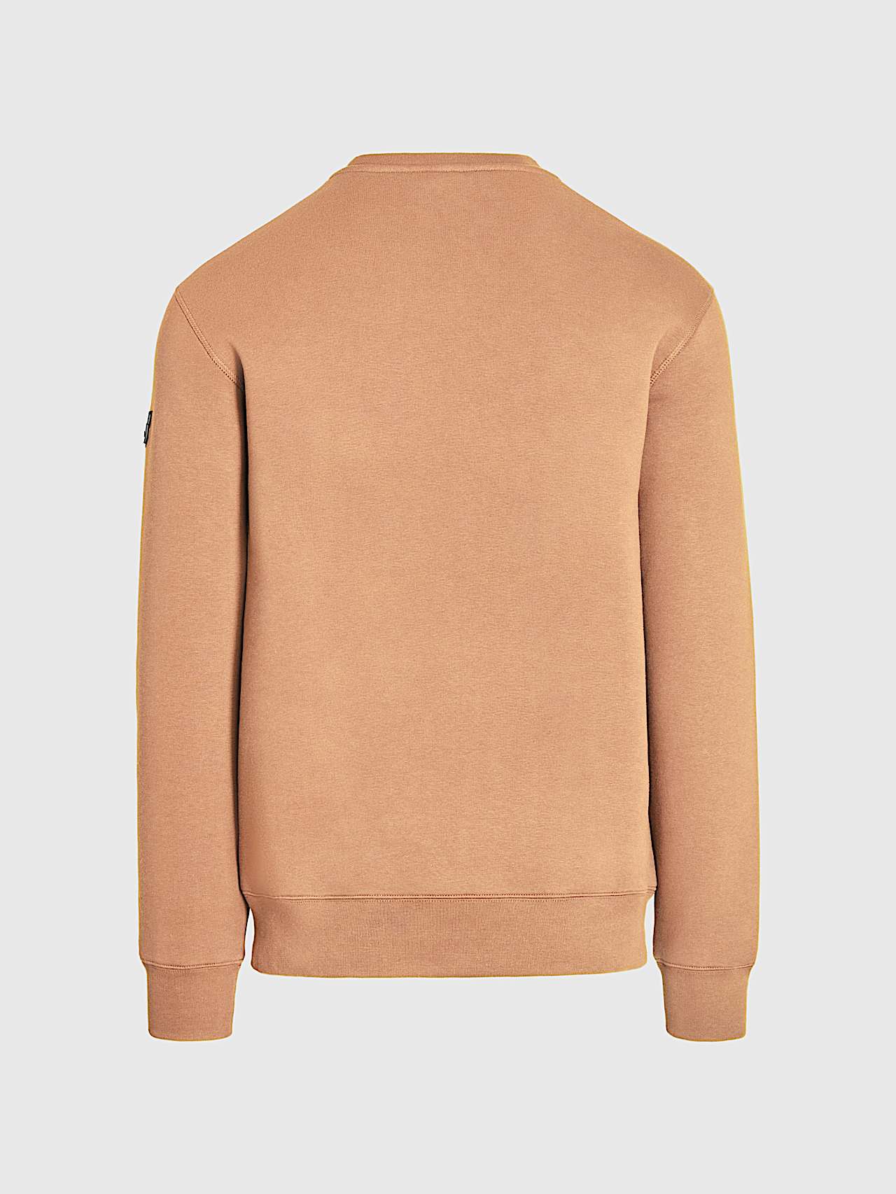 AlphaTauri | SERUA V3.Y9.02 | Signature Logo Crewneck Sweatshirt in Camel for Hombre AlphaTauri | SERUA V3.Y9.02 | Signature Logo Crewneck Sweatshirt in Camel for Hombre