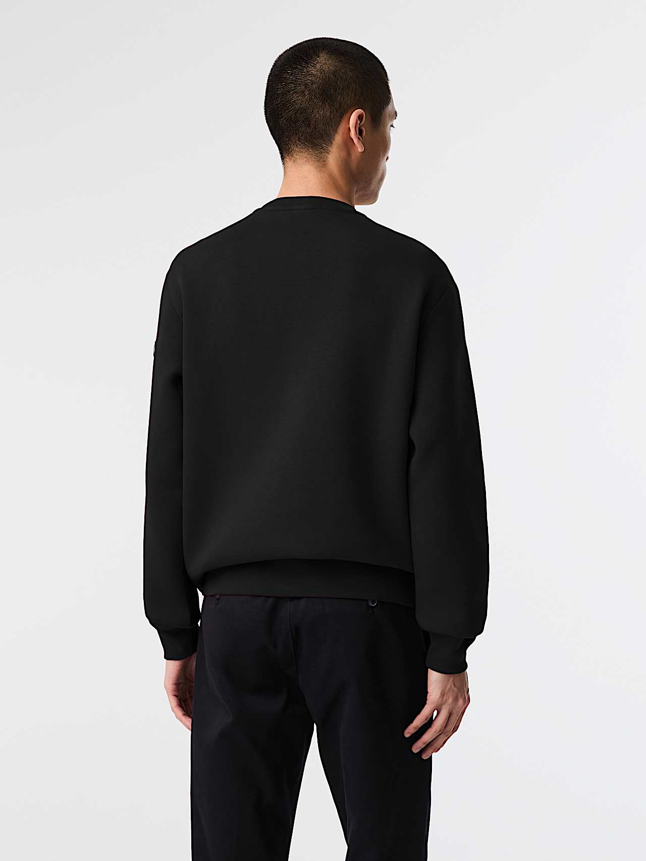 AlphaTauri | SERUA V3.Y9.02 | Sweat-shirt à col ras du cou avec logo signature in Black for Homme