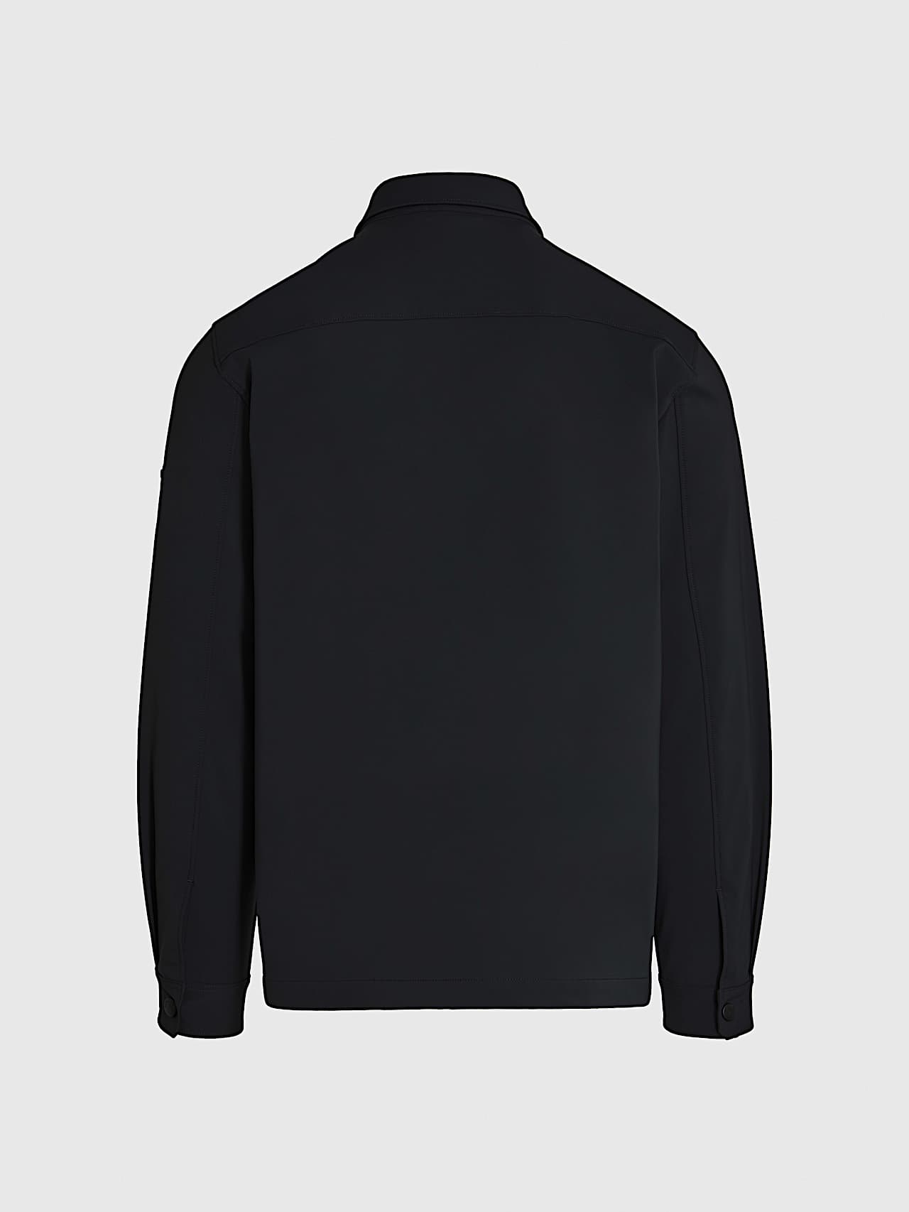 AlphaTauri | WARA V1.Y9.02 | Soft-Shell Overshirt with 2-Way-Stretch in Black for Men