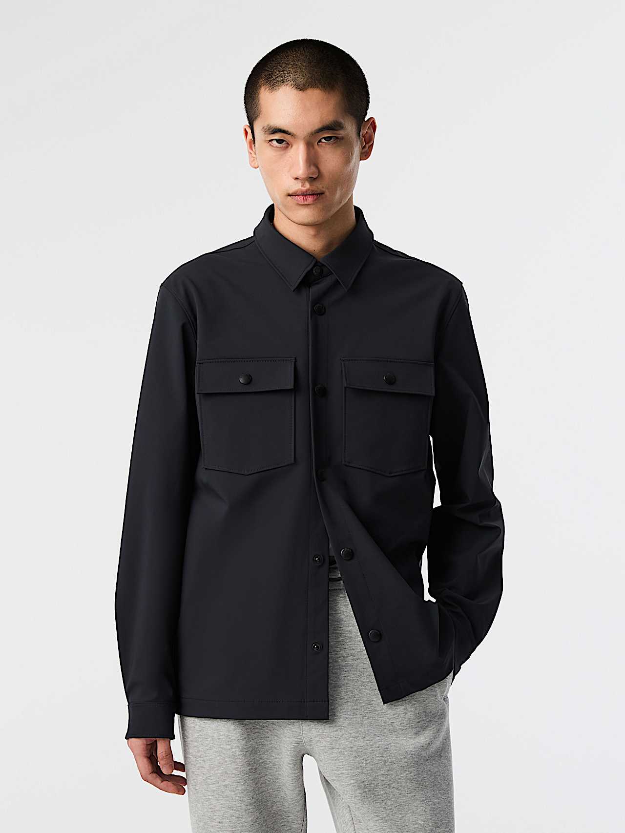 AlphaTauri | WARA V1.Y9.02 | Sovracamicia in soft-shell elasticizzato in 2 direzioni in Black for Uomo