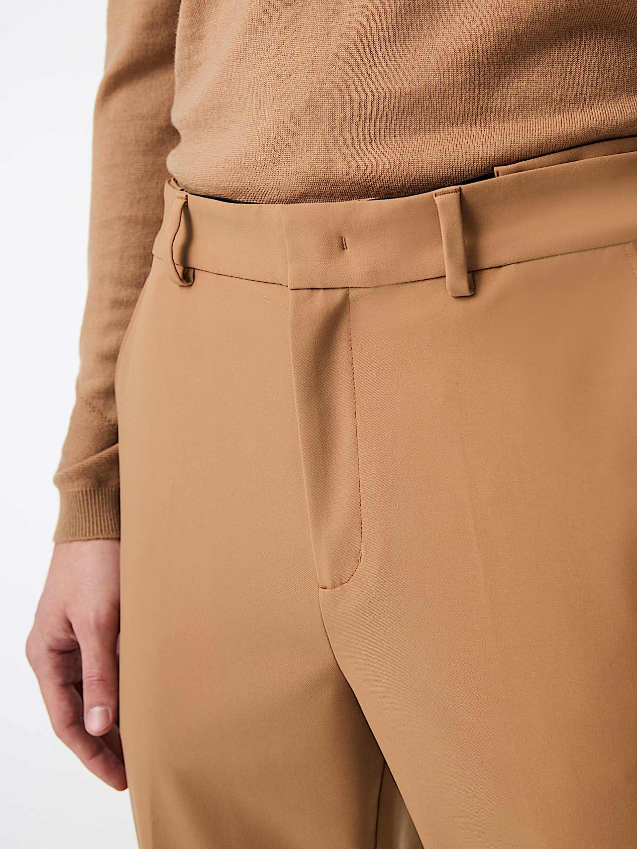AlphaTauri | PALAS V1.Y8.02 | Pantaloni elasticizzati ad alte prestazioni in Camel for Uomo