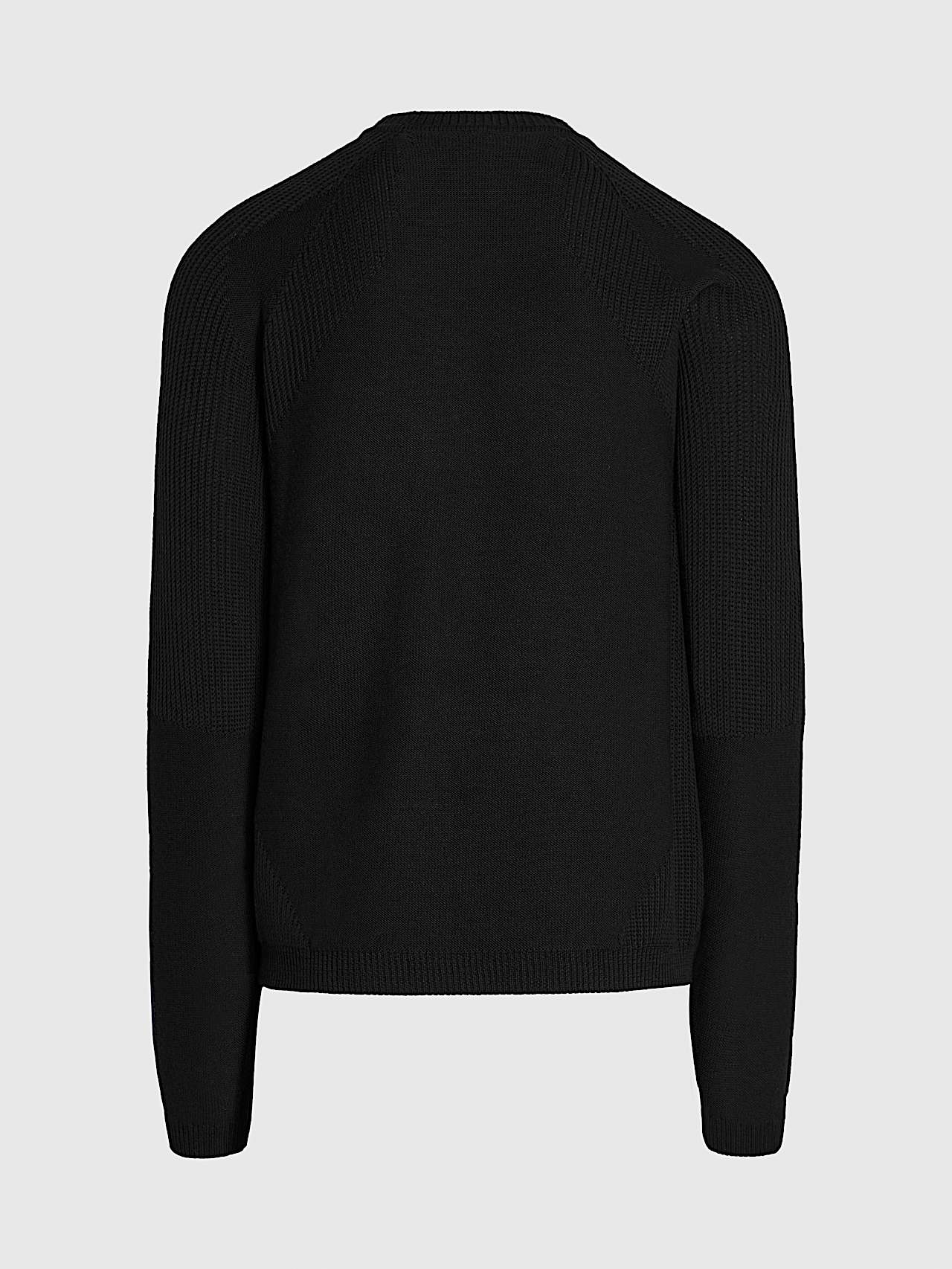 AlphaTauri | FLEUR V1.Y9.02 | Maglione girocollo in maglia 3D senza cuciture in Black for Uomo