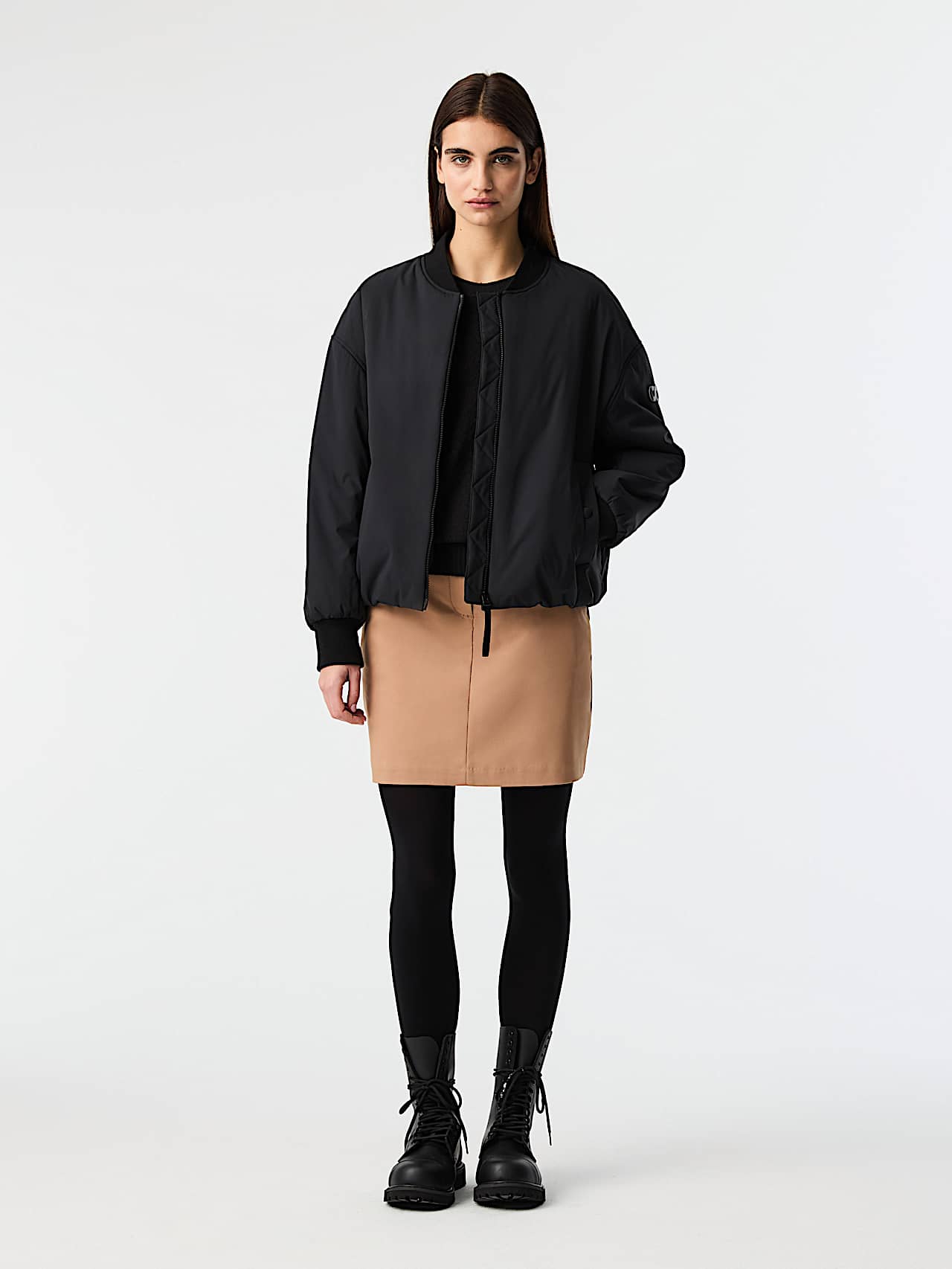 AlphaTauri | OVLY V1.Y9.02 | Water-resistant Primaloft® Bomber Jacket in Black for Women