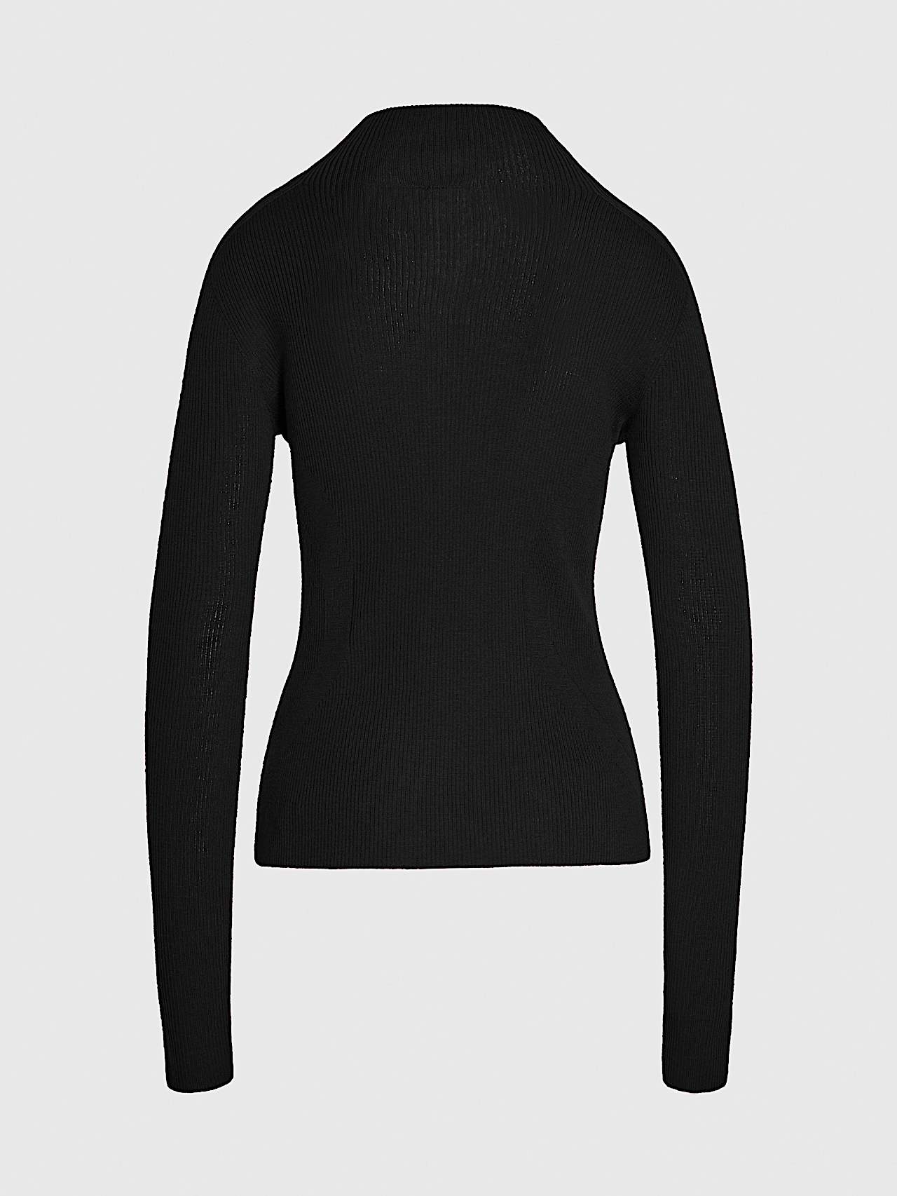 AlphaTauri | FRACT V1.Y9.02 | Seamless 3D Knit Wool Turtleneck Sweater in Black for Mujer AlphaTauri | FRACT V1.Y9.02 | Seamless 3D Knit Wool Turtleneck Sweater in Black for Mujer