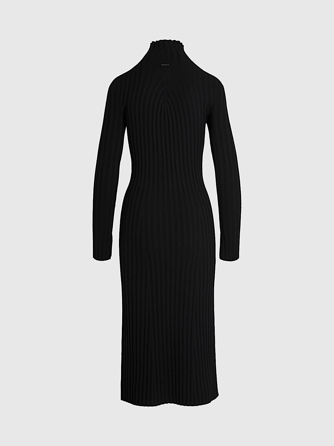 AlphaTauri | FOLAS V2.Y9.02 | Robe midi en maille 3D sans coutures in Black for Femme