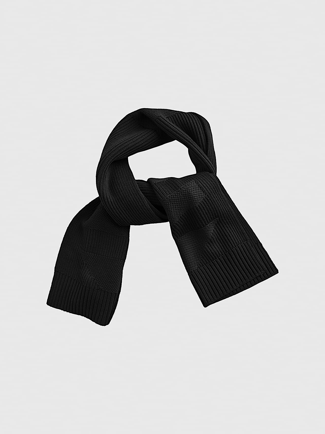AlphaTauri | AMBAR V1.Y9.02 | Bufanda de punto 3D  in Black for Unisexo