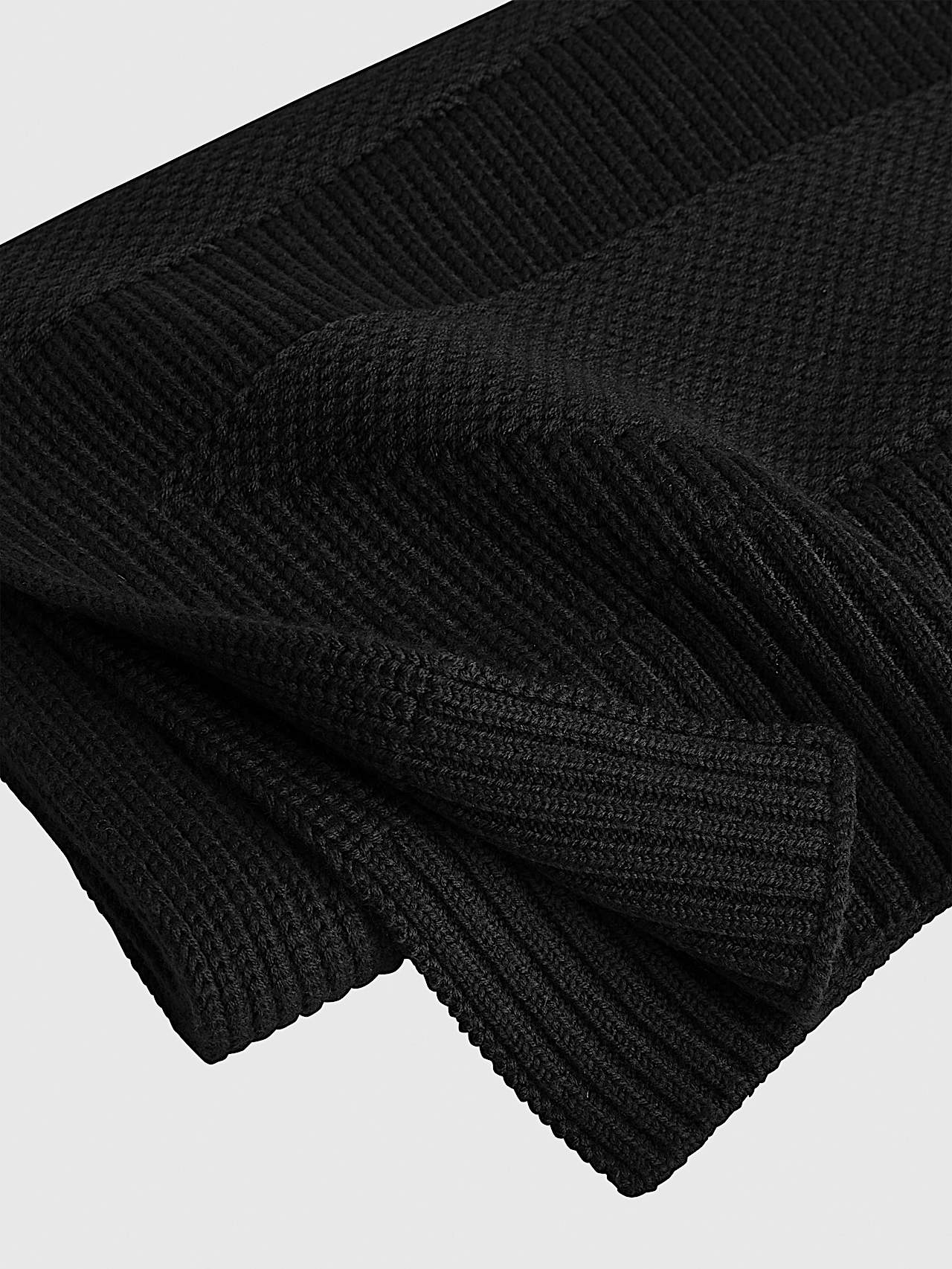 AlphaTauri | AMBAR V1.Y9.02 | Bufanda de punto 3D  in Black for Unisexo