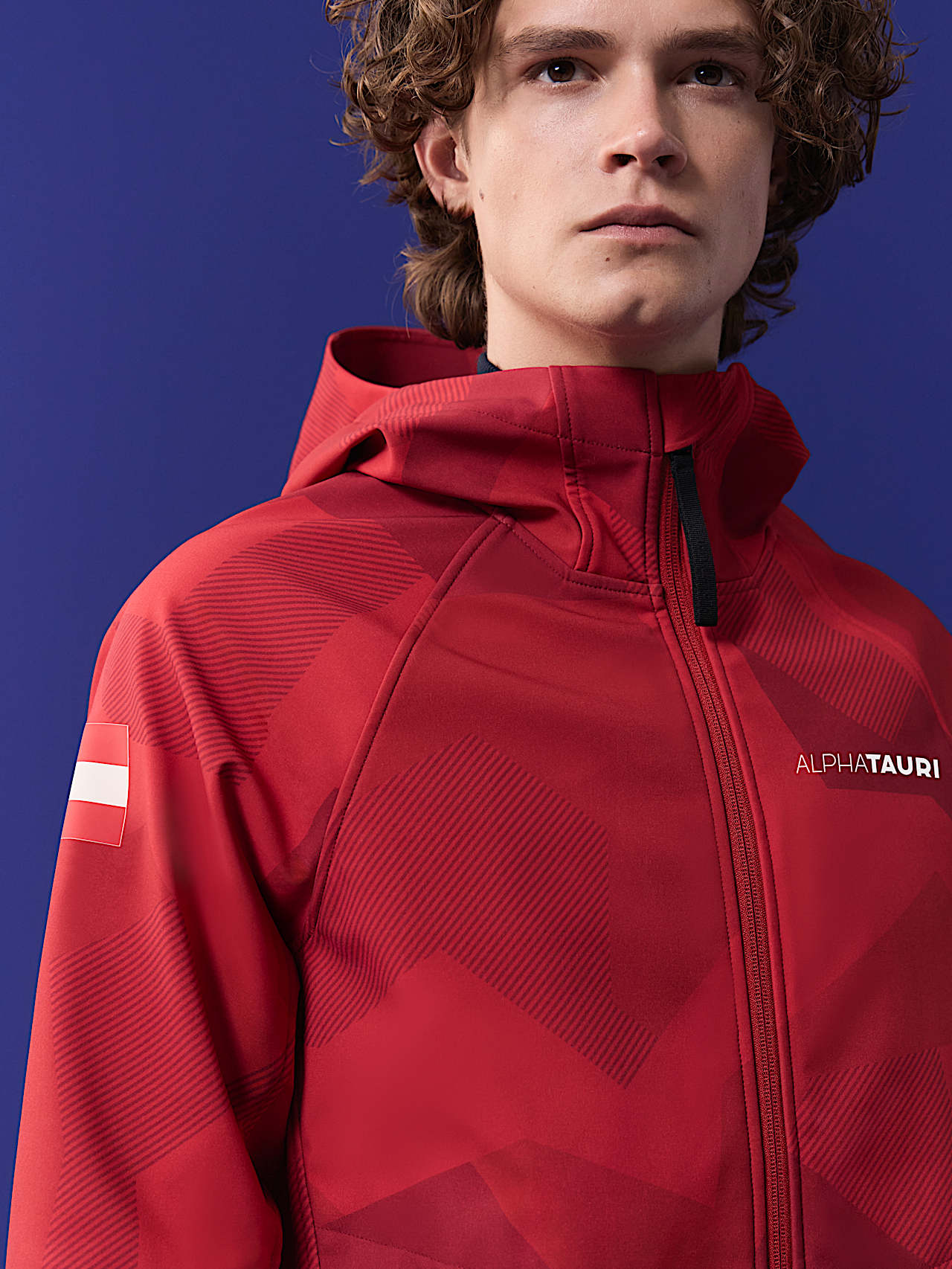 AlphaTauri | Softshelljacke für Herren | Olympic Team Austria Kollektion in Red für Herren