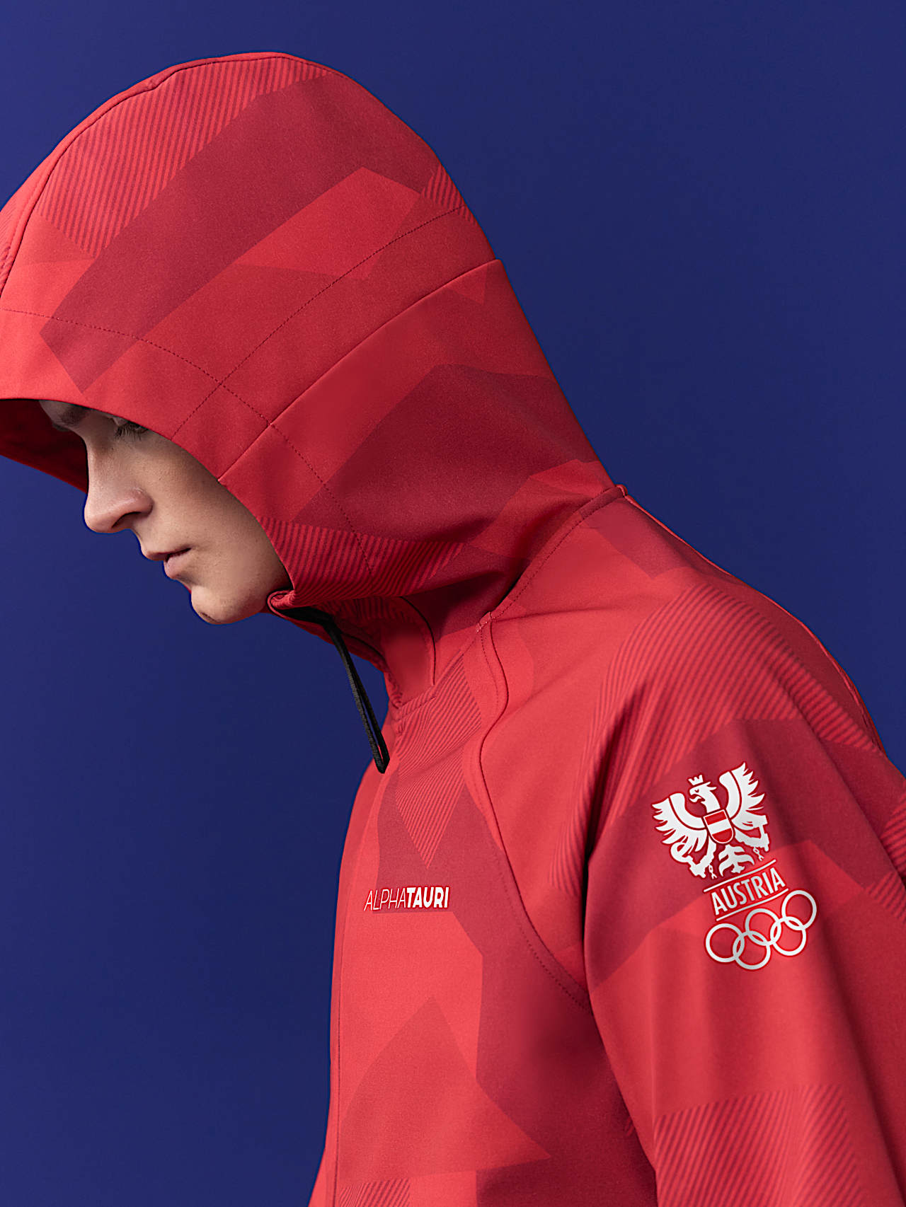 AlphaTauri | Giacca in softshell da uomo | Collezione Olympic Team Austria in Red for Uomo AlphaTauri | Giacca in softshell da uomo | Collezione Olympic Team Austria in Red for Uomo