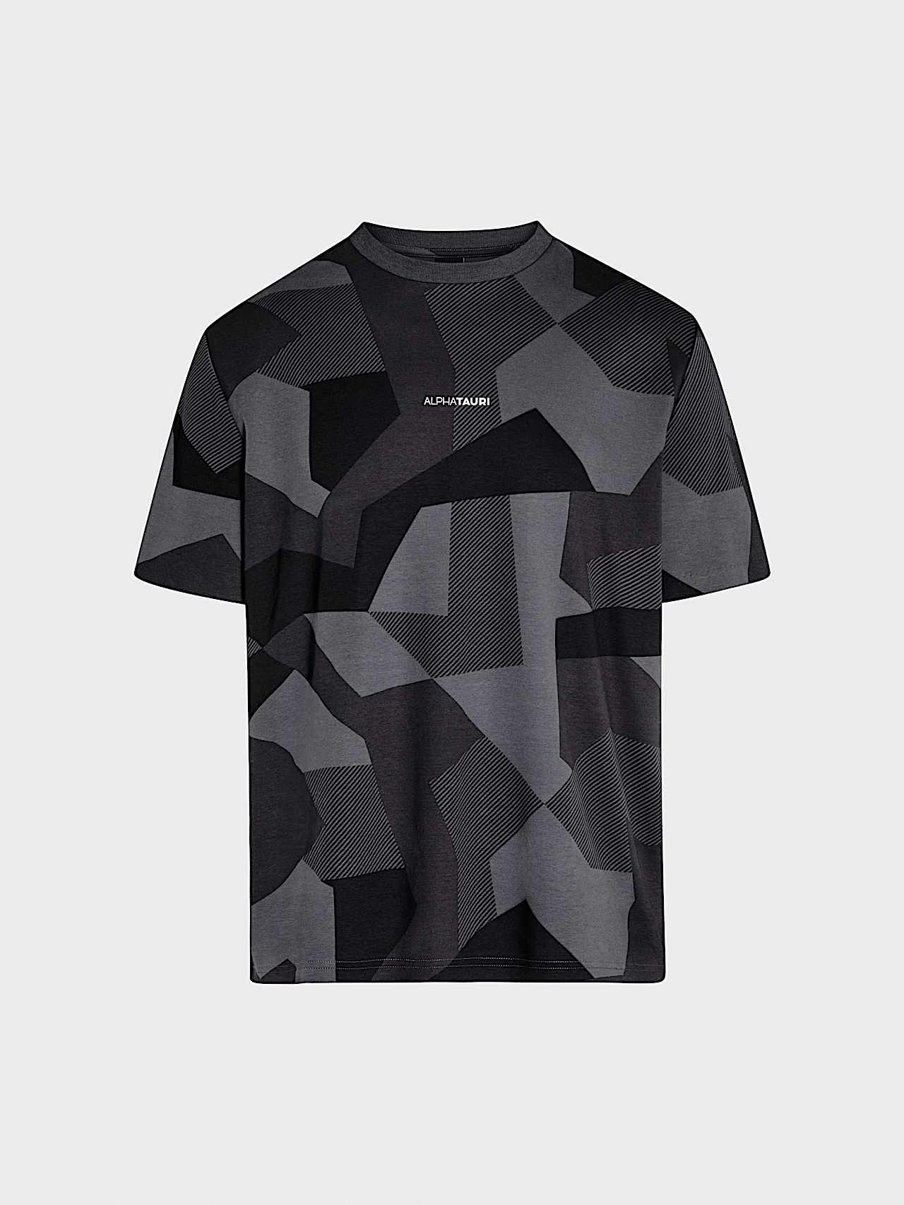 AlphaTauri | T-shirt avec imprimé intégral | Collection Olympic Team Austria in Black for Homme