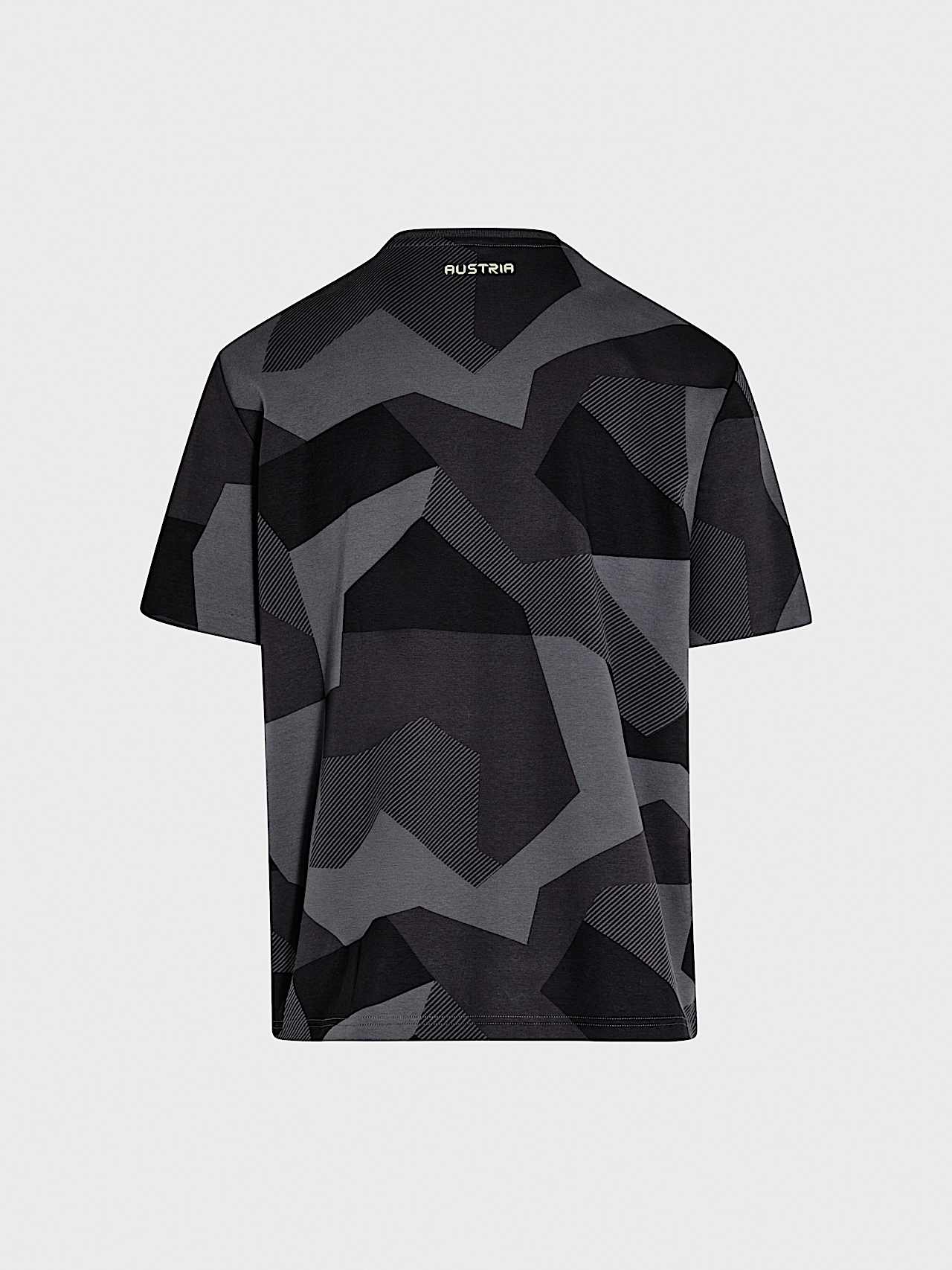 AlphaTauri | T-Shirt mit Allover-Print | Olympic Team Austria Kollektion in Black für Herren