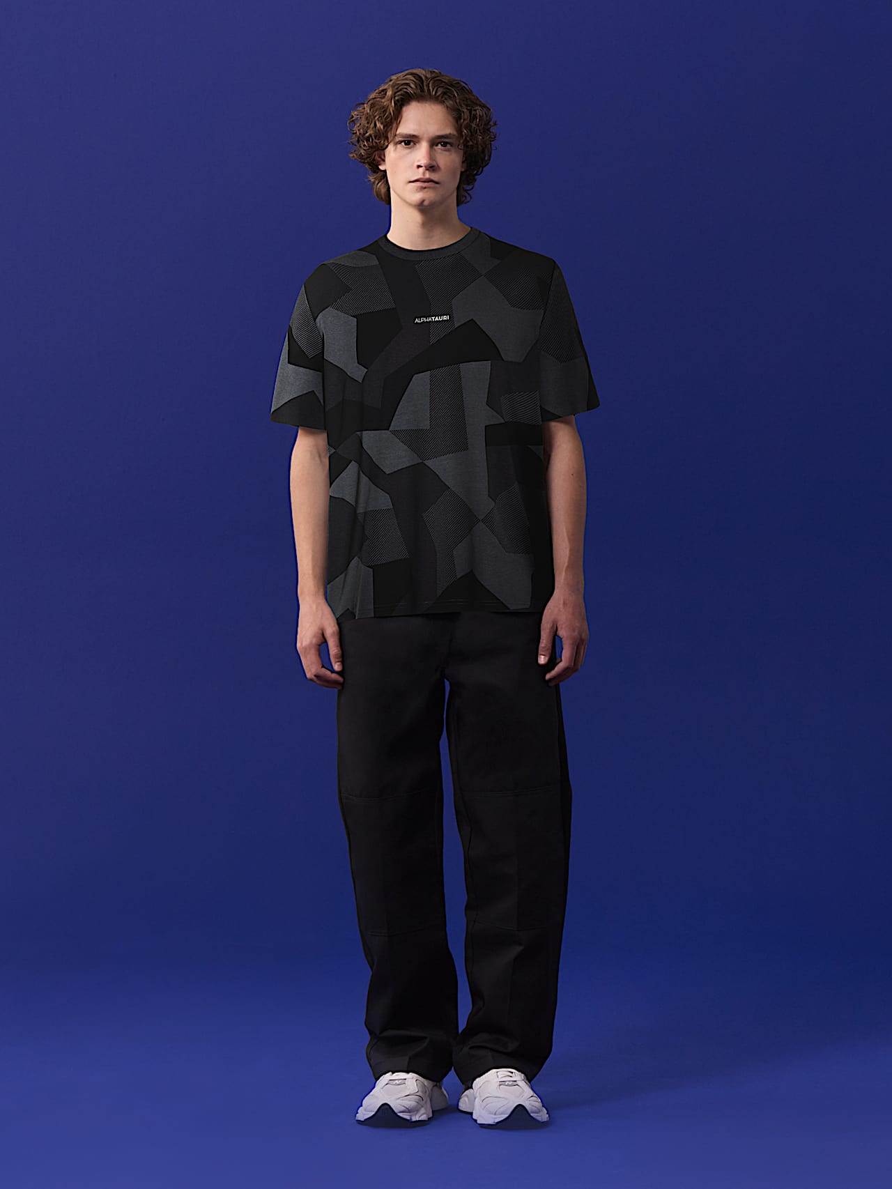 AlphaTauri | T-shirt avec imprimé intégral | Collection Olympic Team Austria in Black for Homme