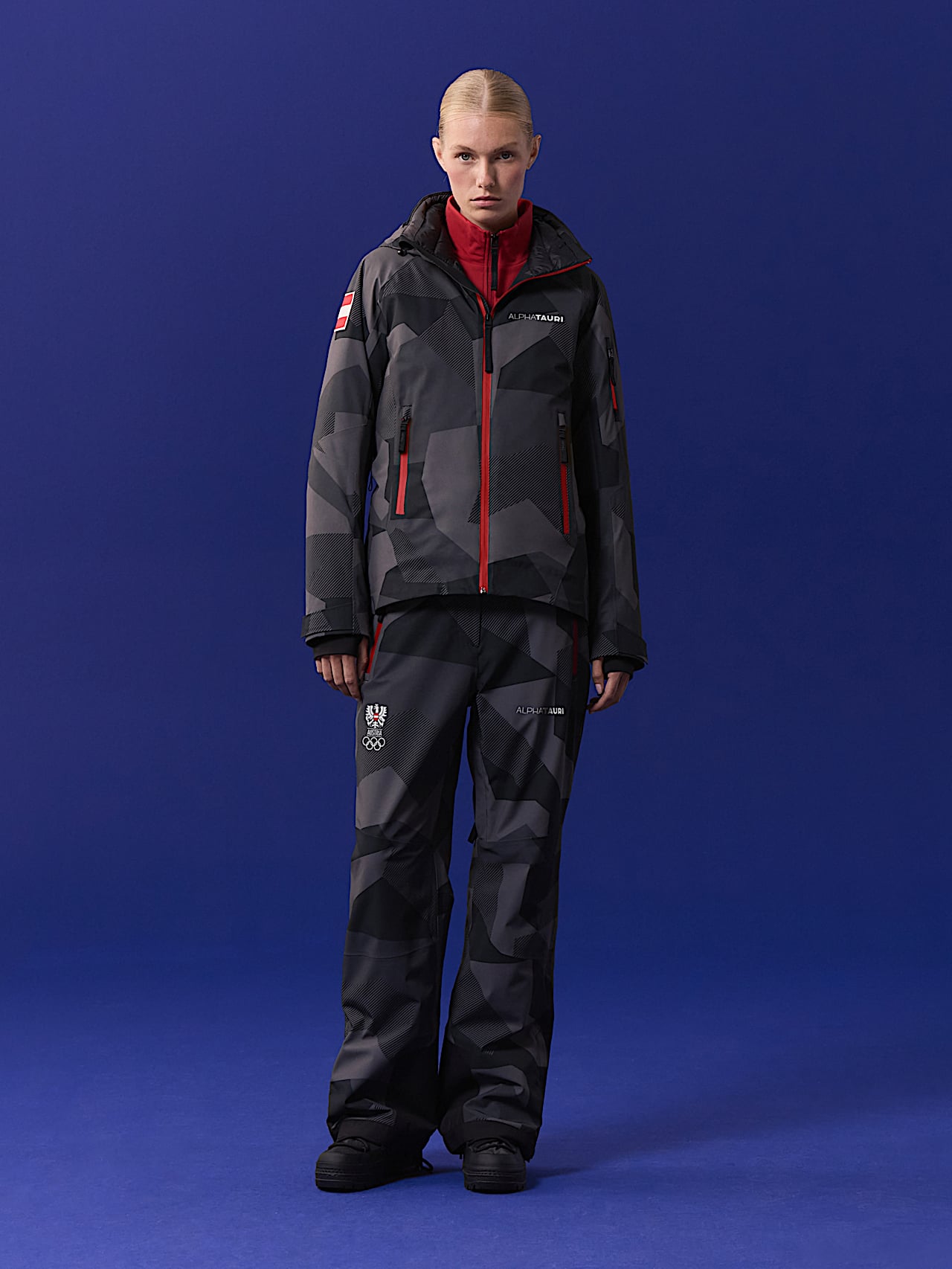 AlphaTauri | Skijacke für Damen | Olympic Team Austria Kollektion in Black für Damen