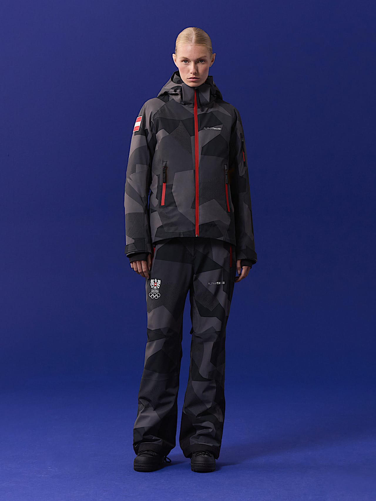 AlphaTauri | Skijacke für Damen | Olympic Team Austria Kollektion in Black für Damen