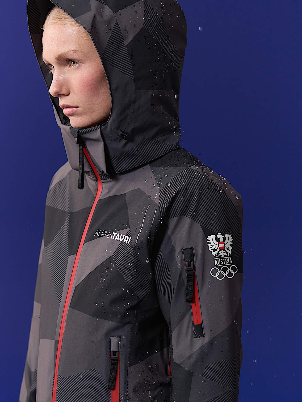 AlphaTauri | Skijacke für Damen | Olympic Team Austria Kollektion in Black für Damen
