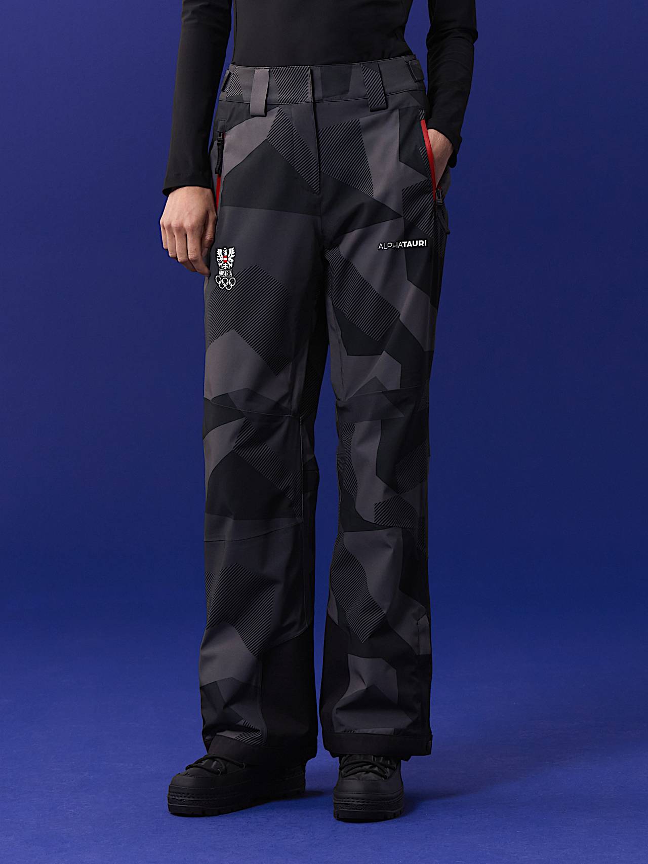 AlphaTauri | Pantalon de ski pour femme | Collection Olympic Team Austria in Black for Femme