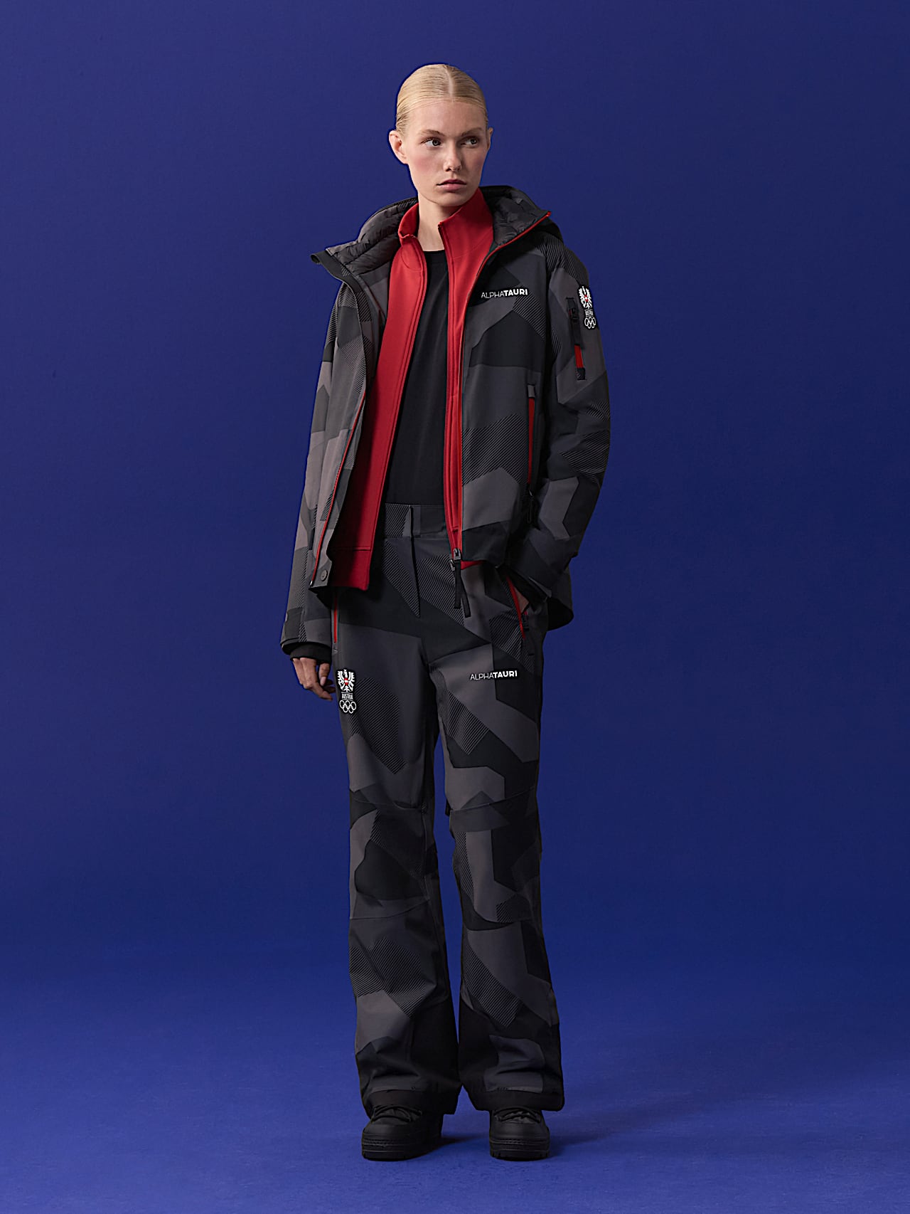 AlphaTauri | Pantalon de ski pour femme | Collection Olympic Team Austria in Black for Femme