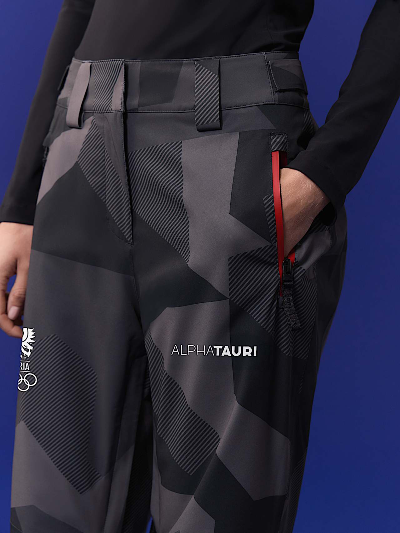 AlphaTauri | Pantalon de ski pour femme | Collection Olympic Team Austria in Black for Femme