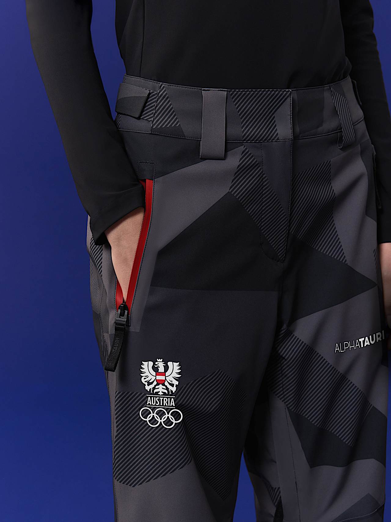AlphaTauri | Pantalon de ski pour femme | Collection Olympic Team Austria in Black for Femme