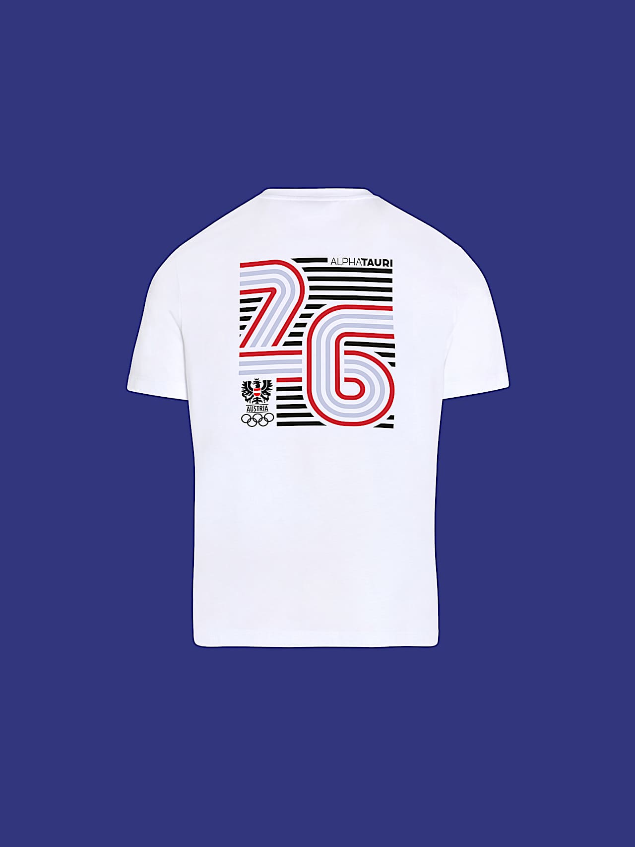 AlphaTauri | T-shirt jeune | Collection Olympic Team Austria in White for Unisexe
