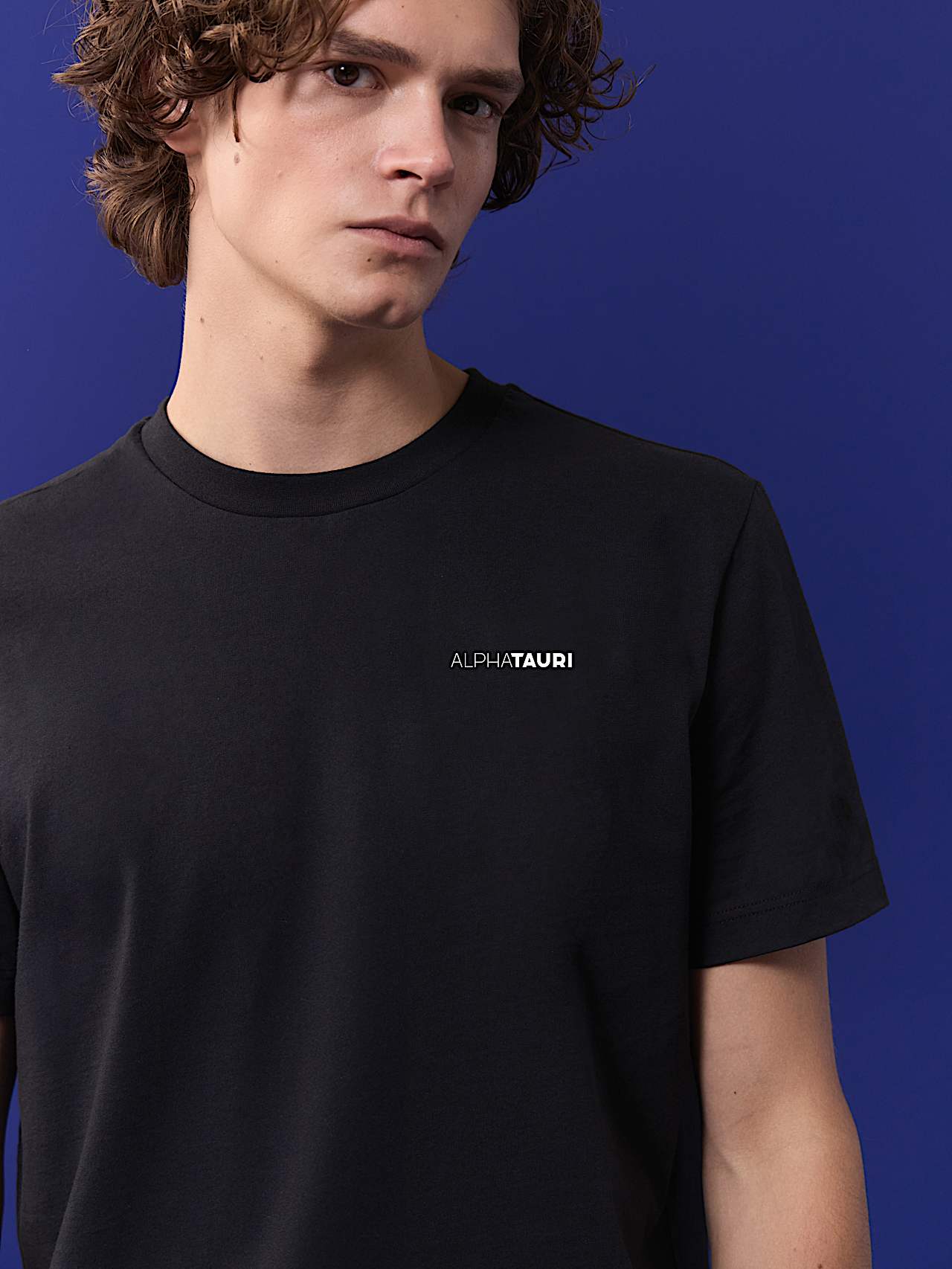 AlphaTauri | Unisex Backprint T-Shirt | Olympic Team Austria Collection in Black for Unisex AlphaTauri | Unisex Backprint T-Shirt | Olympic Team Austria Collection in Black for Unisex