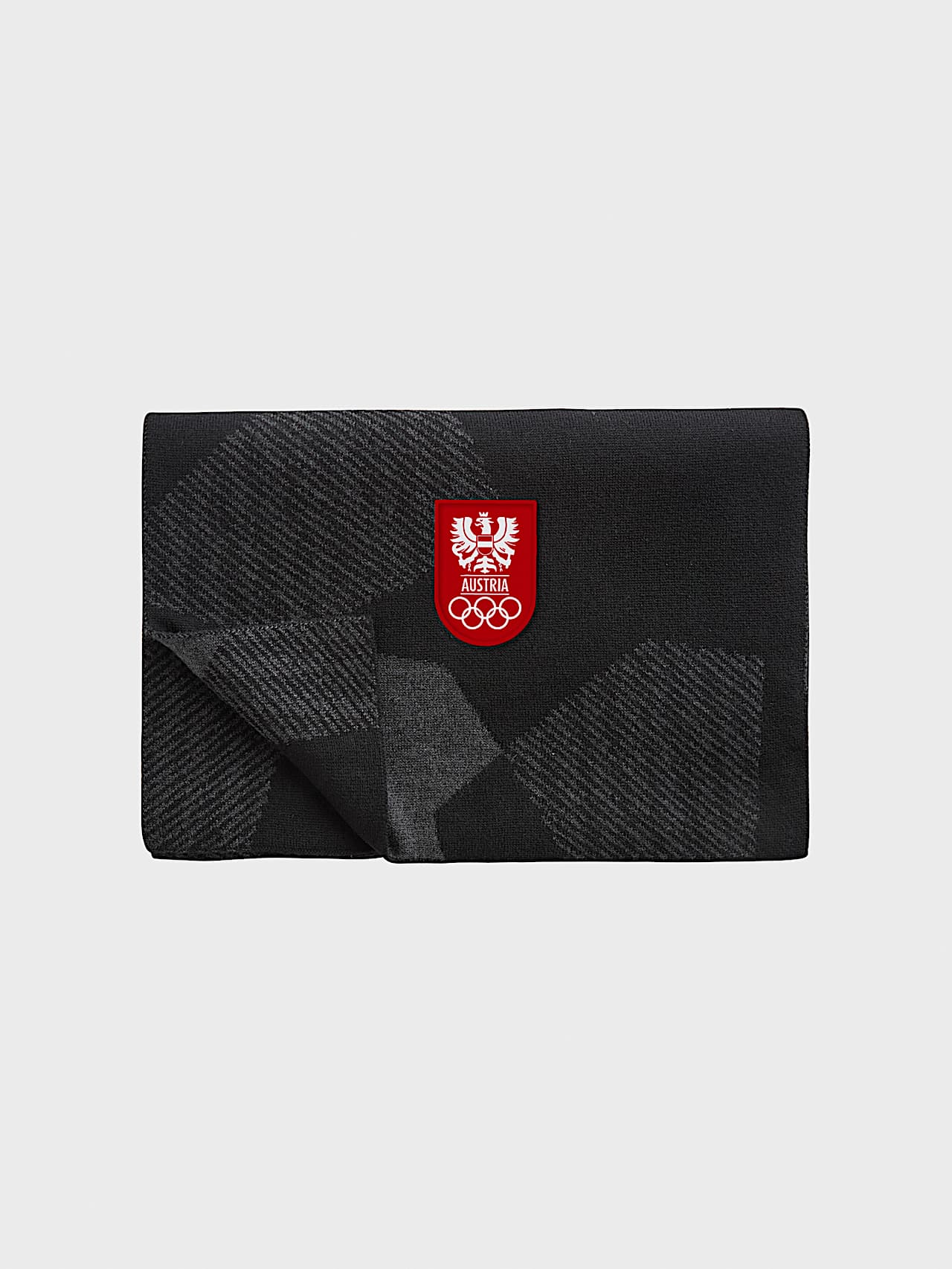 AlphaTauri | Écharpe en maille | Collection Olympic Team Austria in Black for Unisexe