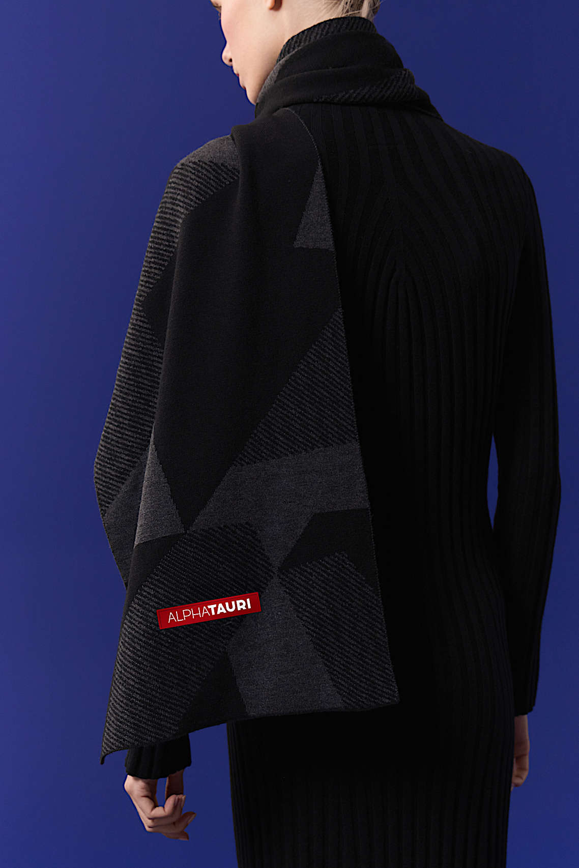 AlphaTauri | Écharpe en maille | Collection Olympic Team Austria in Black for Unisexe