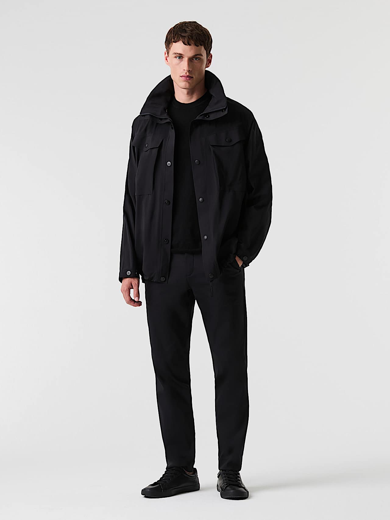 AlphaTauri | OLIGH V1.Y9.01 | Chaqueta ligera impermeable in Negro for Hombre