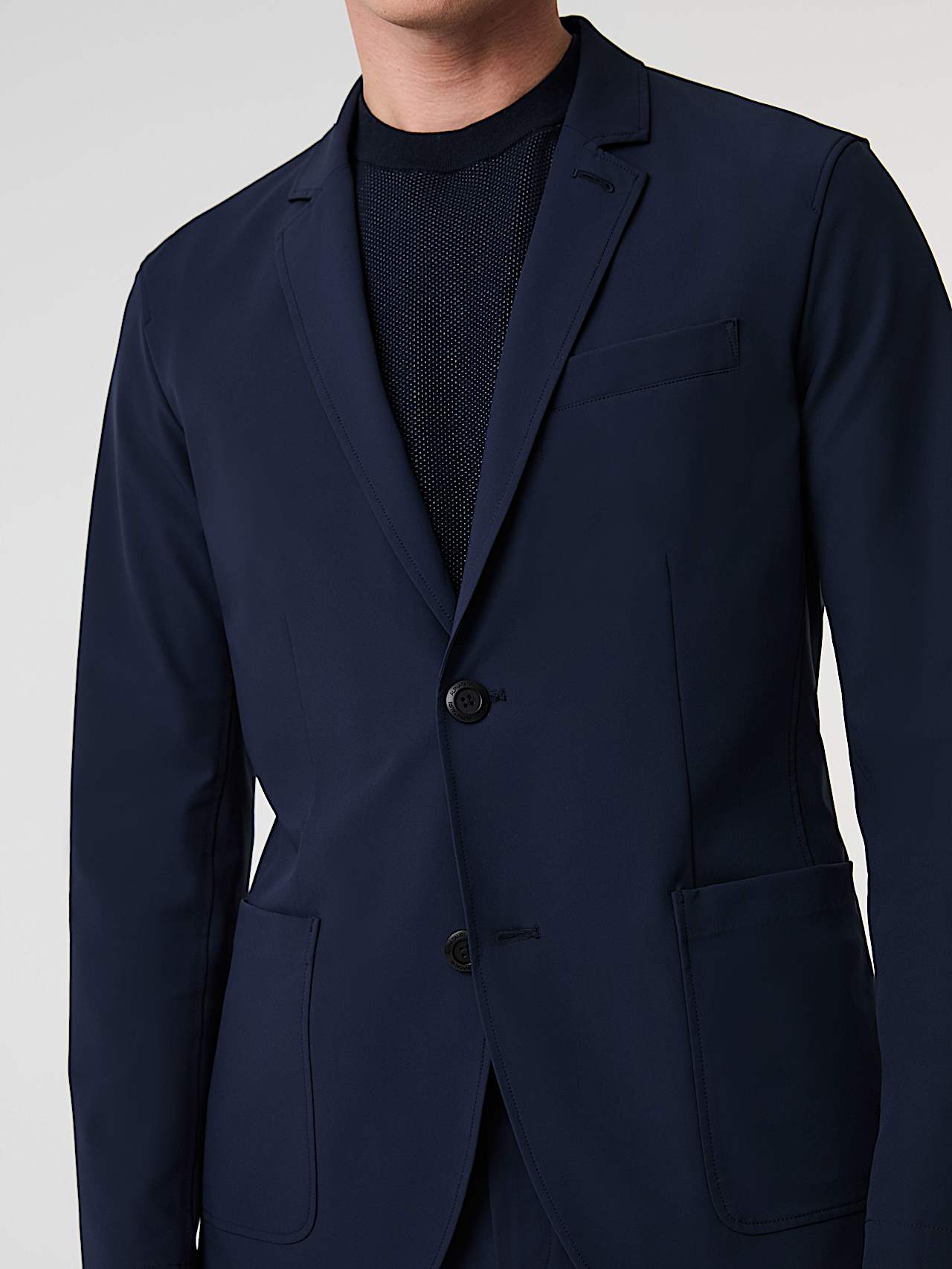 AlphaTauri | OBOSS V7.Y9.01 | Blazer aus Performance-Stretch in Navy für Herren