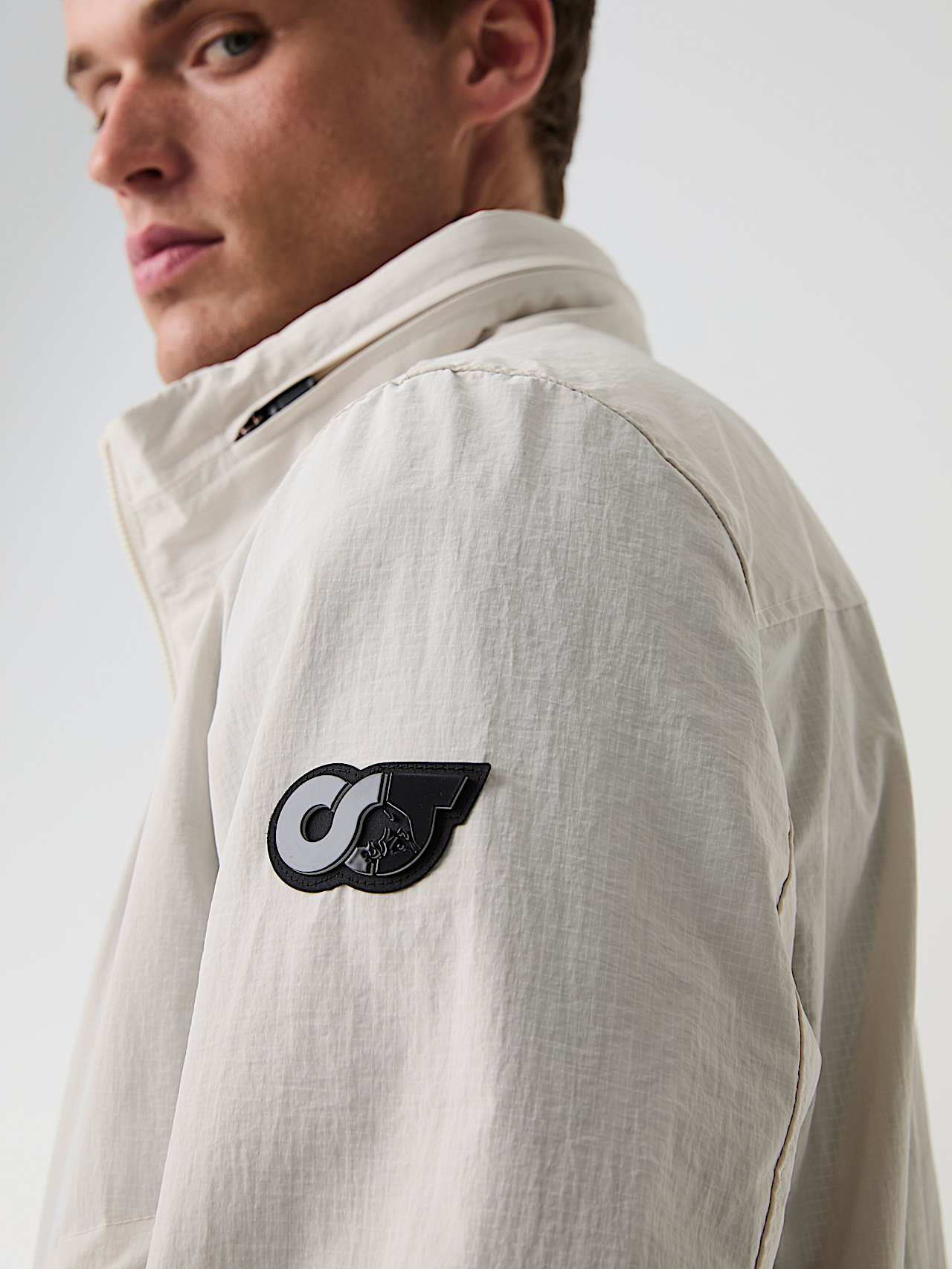 AlphaTauri | OMIDO V1.Y9.01 | Leichte Jacke in Cremeweiß für Herren