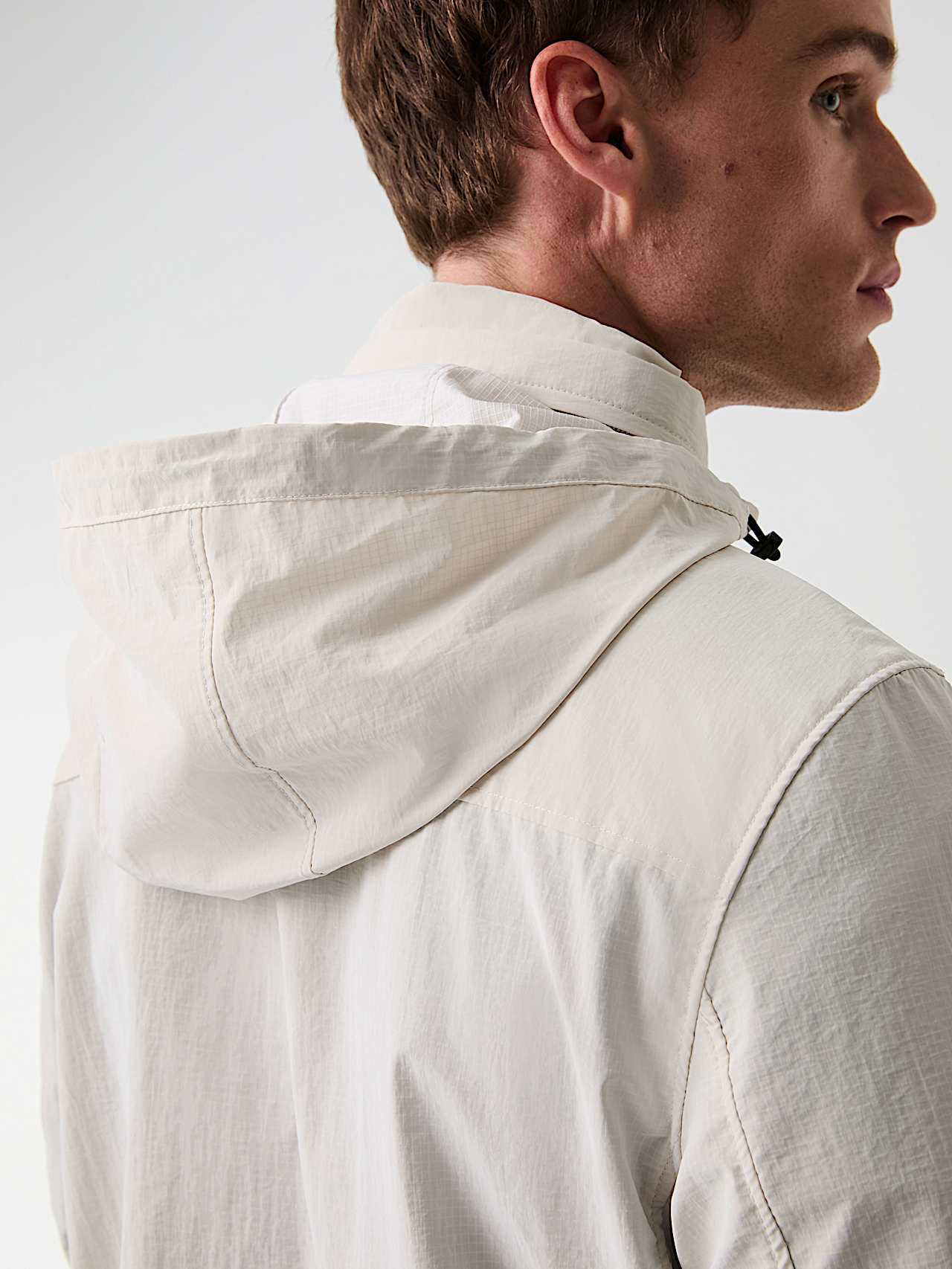 AlphaTauri | OMIDO V1.Y9.01 | Leichte Jacke in Cremeweiß für Herren