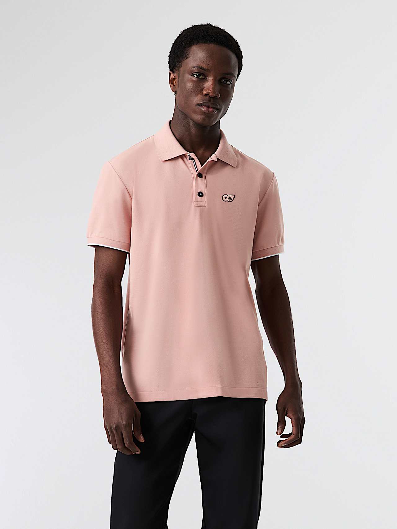 AlphaTauri | JUNX V2.Y9.01 | Polo in piqué in Misty Pink for Uomo AlphaTauri | JUNX V2.Y9.01 | Polo in piqué in Misty Pink for Uomo