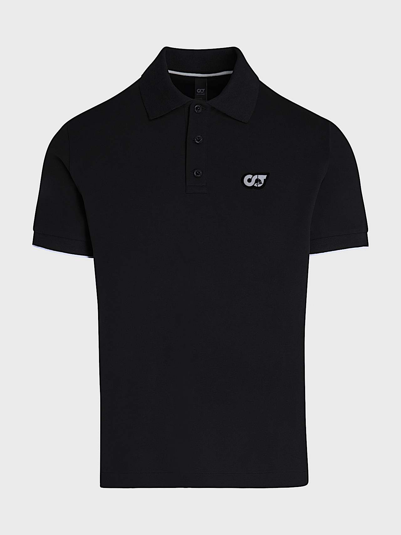 AlphaTauri | JUNX V2.Y9.01 | Polo en piqué in Noir for Homme AlphaTauri | JUNX V2.Y9.01 | Polo en piqué in Noir for Homme