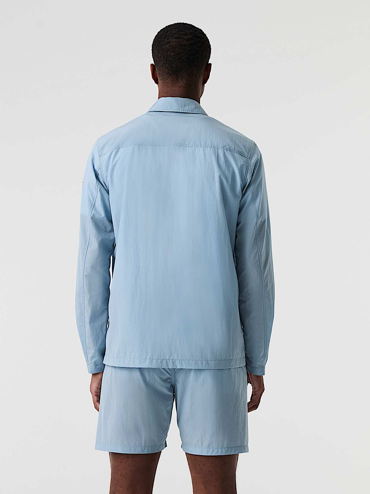 AlphaTauri | OLUM V1.Y9.01 | Surchemise légère in Fog Blue for Homme