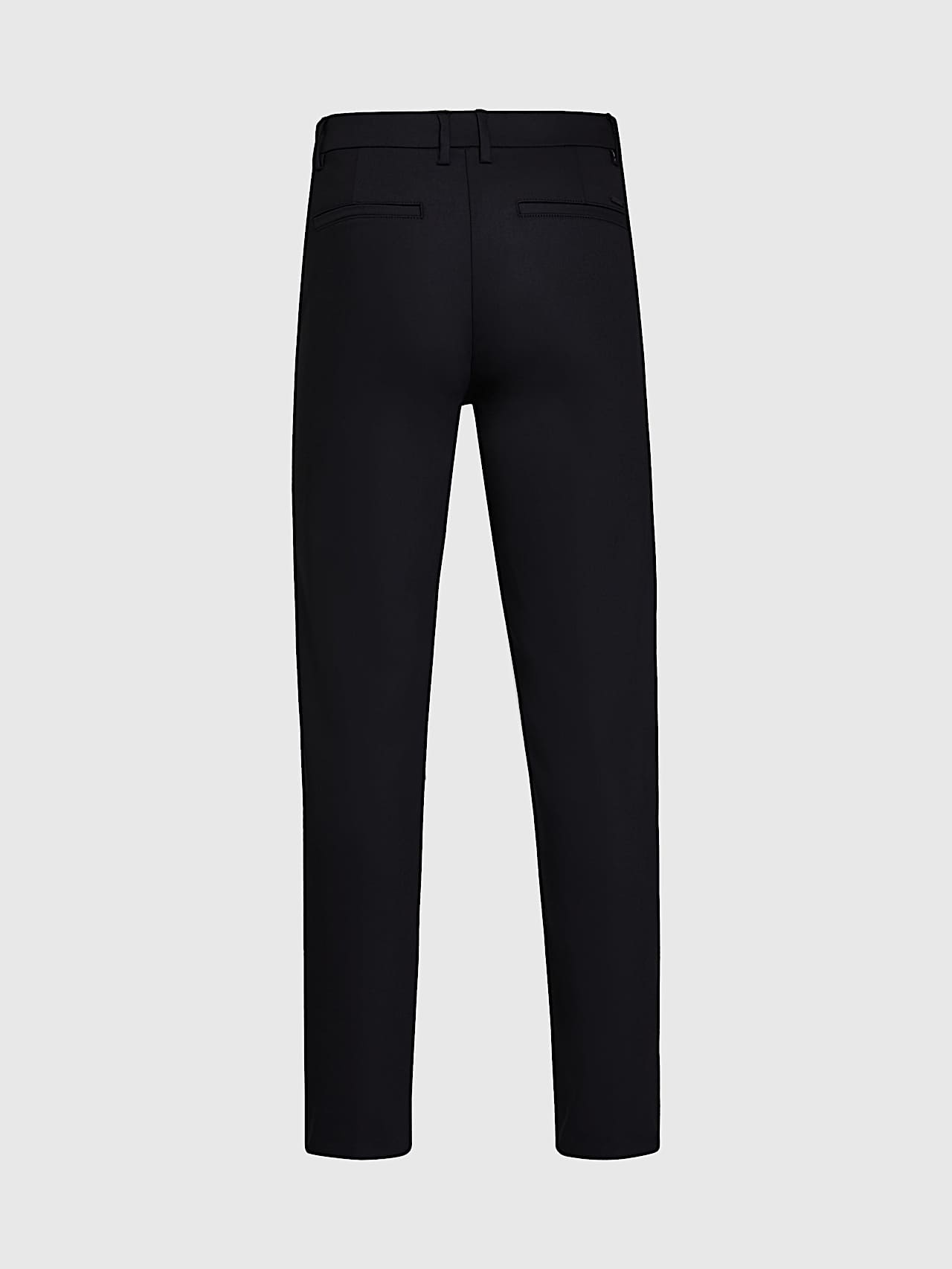 AlphaTauri | PADEN V2.Y9.01 | Pantaloni in cotone elasticizzato con piega in Nero for Uomo AlphaTauri | PADEN V2.Y9.01 | Pantaloni in cotone elasticizzato con piega in Nero for Uomo