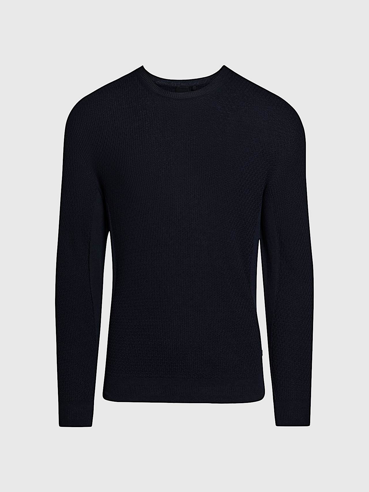 AlphaTauri | FOSOJ V1.Y9.01 | Nahtloser 3D-Strickpullover in Navy für Herren