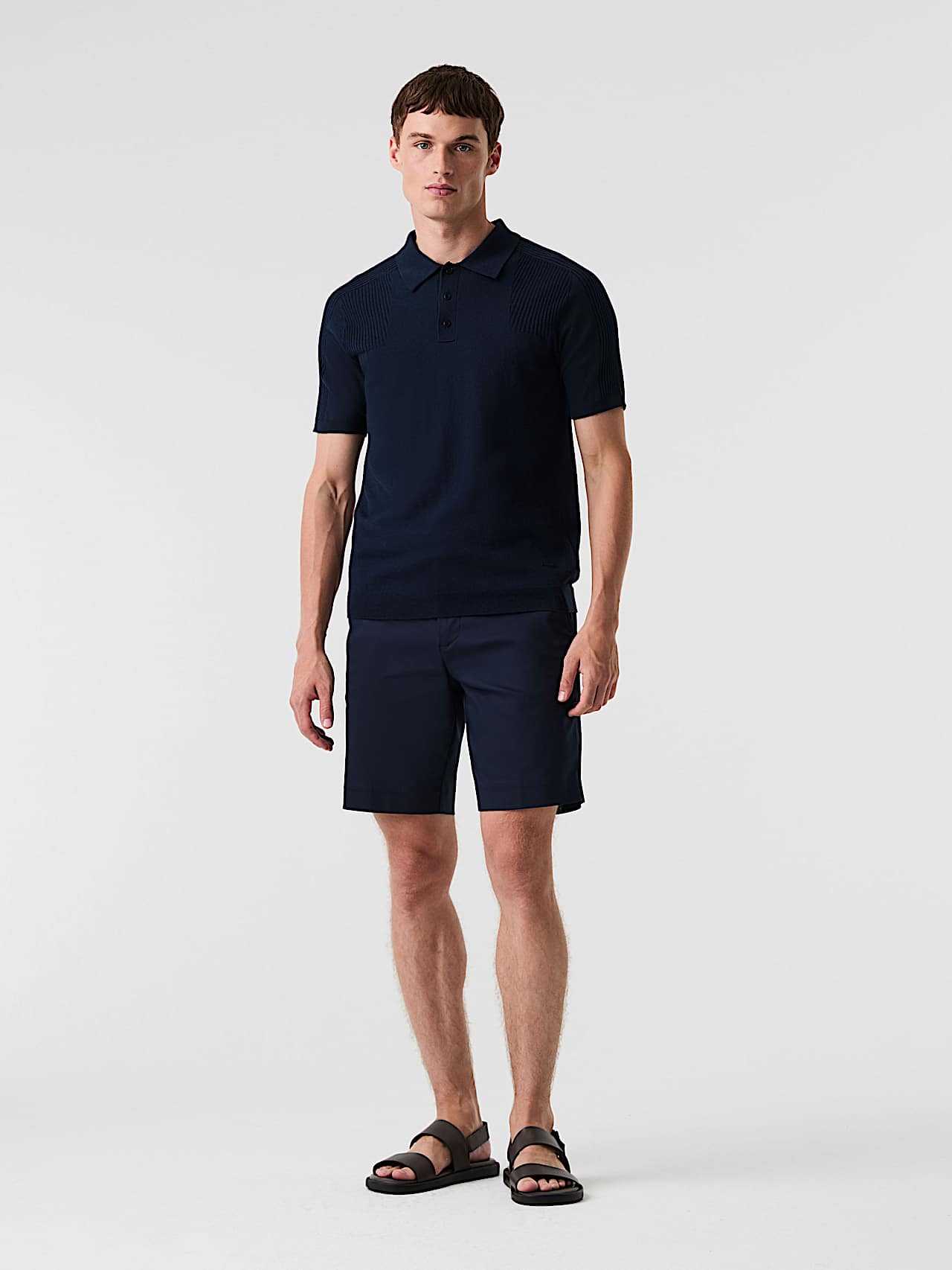 AlphaTauri | FOTOL V1.Y9.01 | Polo in Coolmax® e cotone in maglia 3D senza cuciture in Blu Marino for Uomo AlphaTauri | FOTOL V1.Y9.01 | Polo in Coolmax® e cotone in maglia 3D senza cuciture in Blu Marino for Uomo