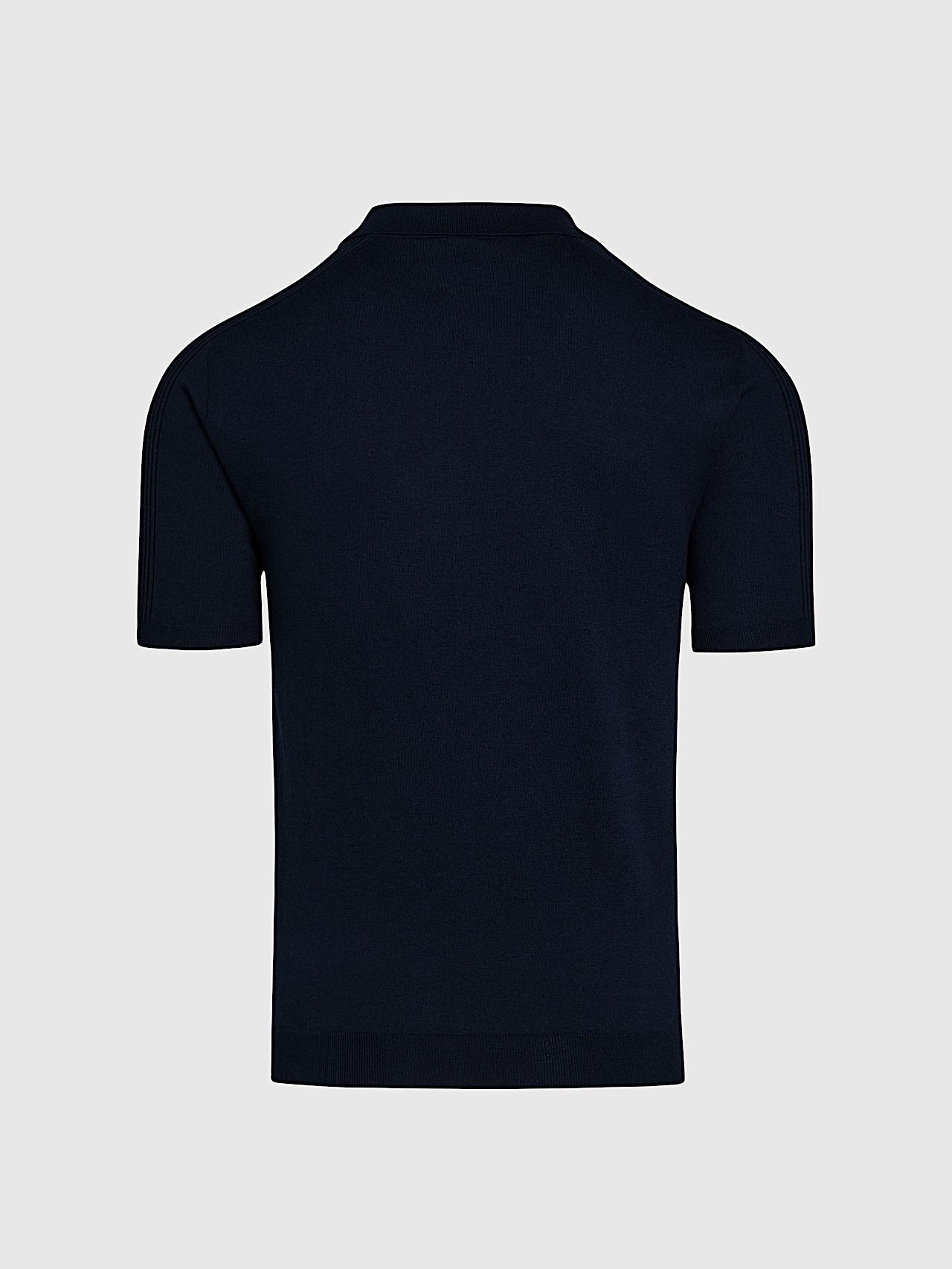 AlphaTauri | FOTOL V1.Y9.01 | Polo in Coolmax® e cotone in maglia 3D senza cuciture in Blu Marino for Uomo AlphaTauri | FOTOL V1.Y9.01 | Polo in Coolmax® e cotone in maglia 3D senza cuciture in Blu Marino for Uomo