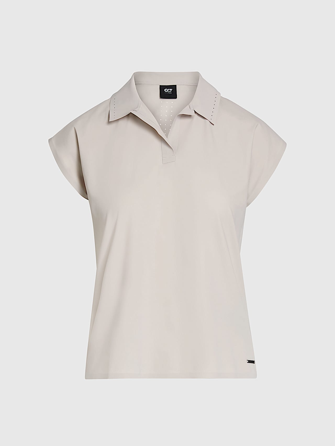 AlphaTauri | JEUWOL V1.Y9.01 | Polo en jersey Power Stretch in Stone for Femme