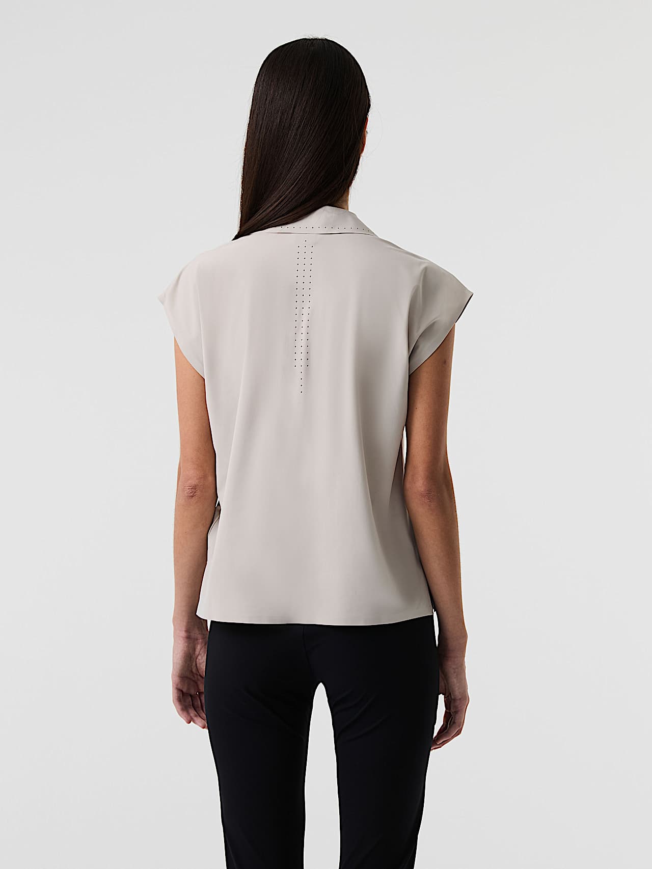 AlphaTauri | JEUWOL V1.Y9.01 | Polo en jersey Power Stretch in Stone for Femme
