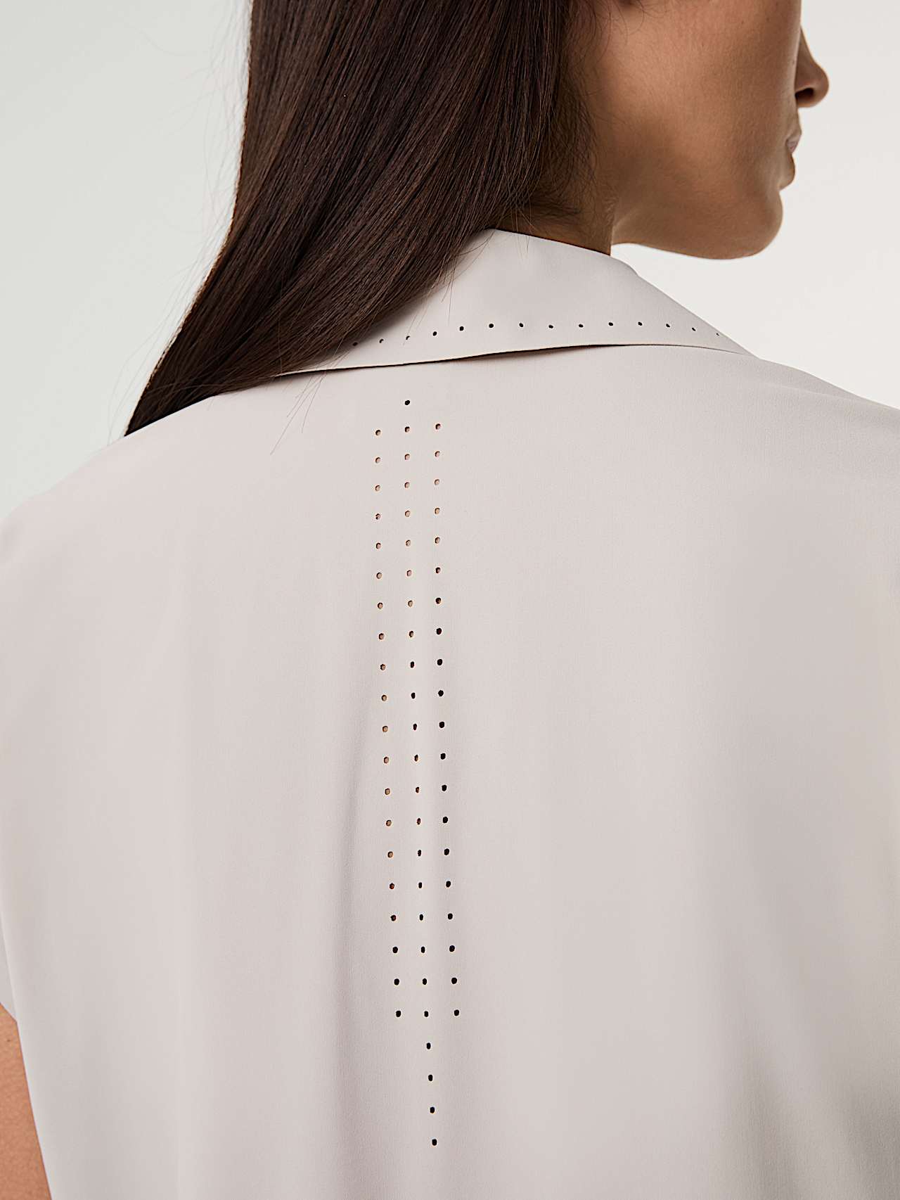 AlphaTauri | JEUWOL V1.Y9.01 | Polo en jersey Power Stretch in Stone for Femme