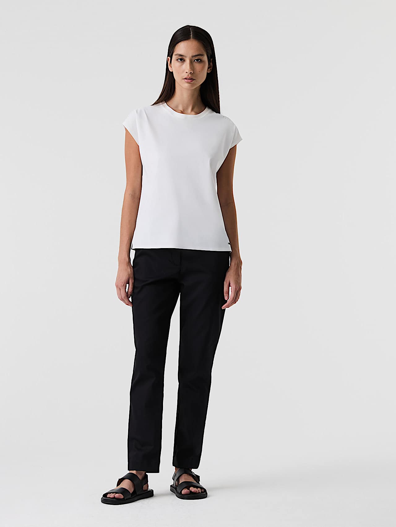 AlphaTauri | JEUWAL V2.Y9.01 | Haut en jersey Power Stretch in Blanc Cassé for Femme