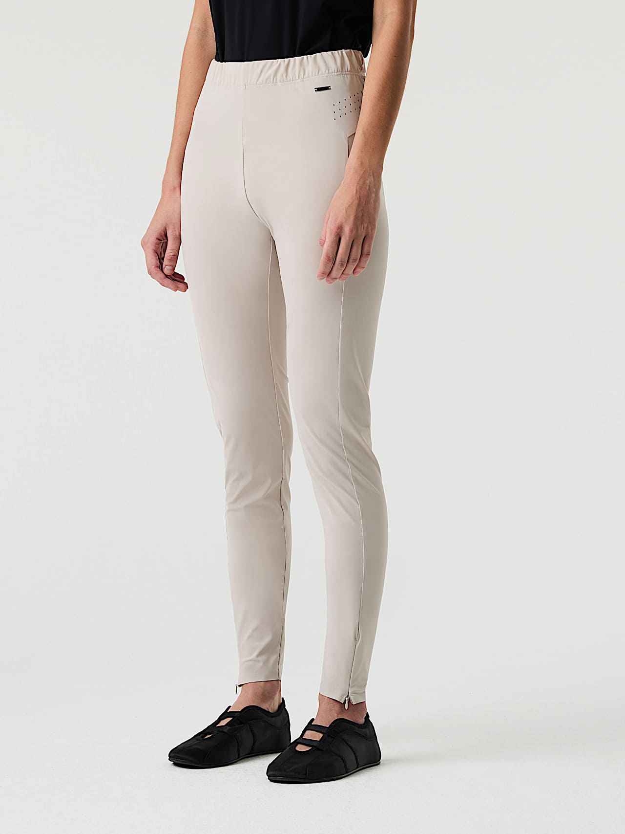 AlphaTauri | PEPA V2.Y9.01 | Legging en jersey Power Stretch in Stone for Femme