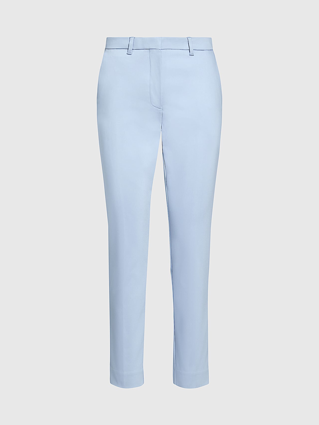 AlphaTauri | PERTI V5.Y9.01 | Tapered Trousers with Pleats in Fog Blue for Women