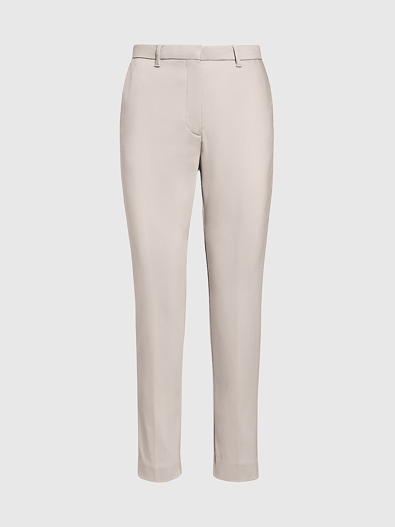 AlphaTauri | PERTI V5.Y9.01 | Tapered Trousers with Pleats in Stone for Women