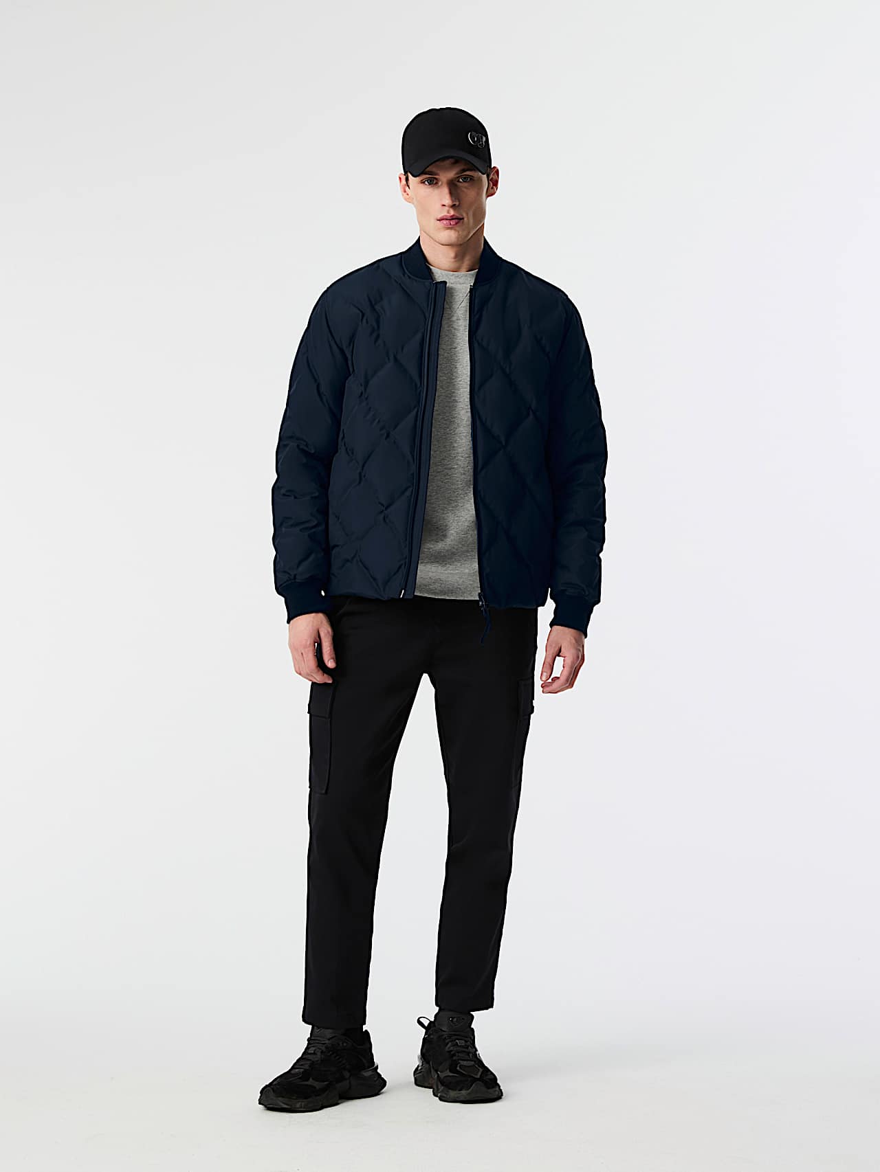 AlphaTauri | OCTAL V1.Y9.02 | Chaqueta bomber acolchada Primaloft® in Dark Navy for Hombre