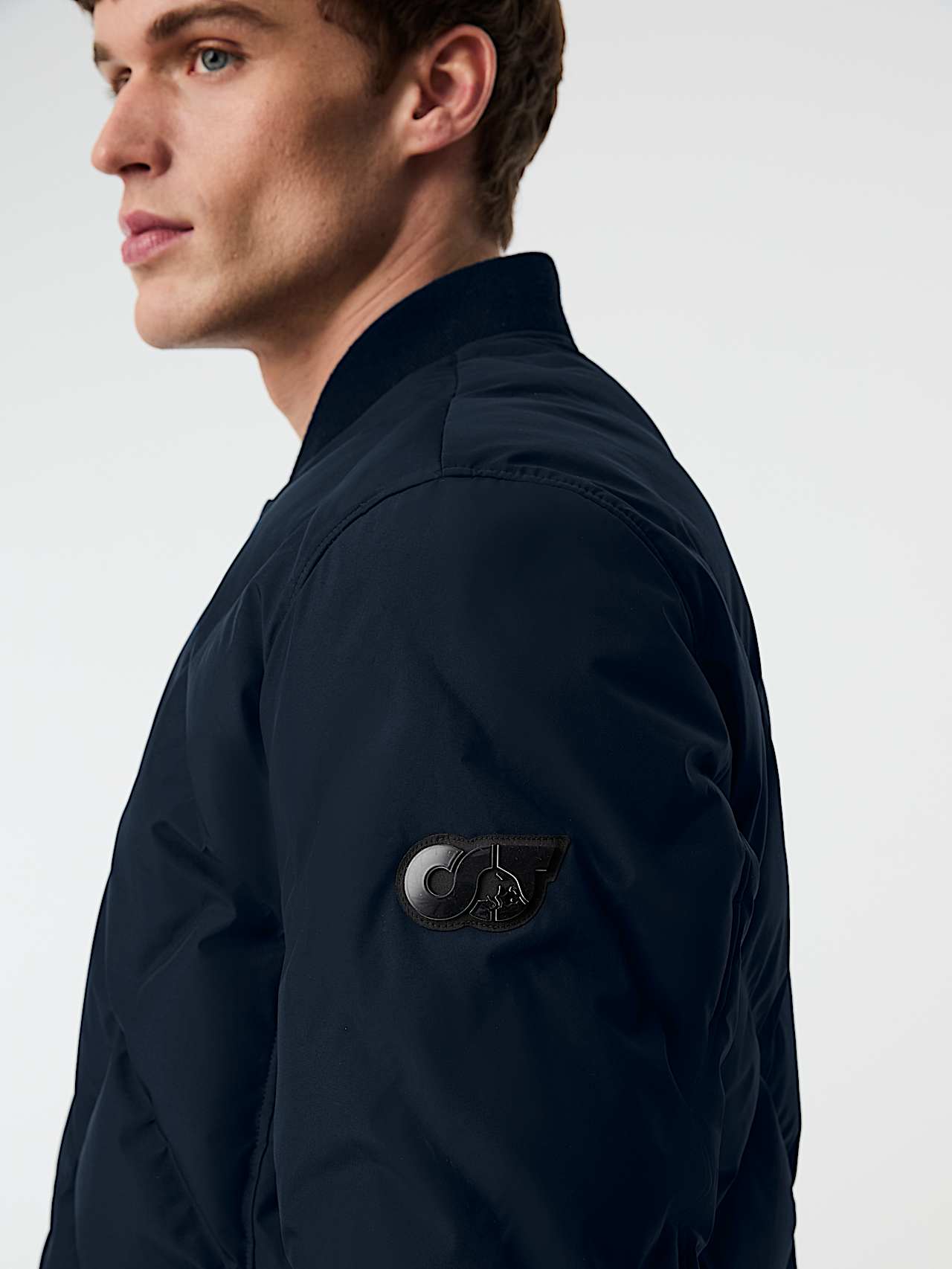 AlphaTauri | OCTAL V1.Y9.02 | Chaqueta bomber acolchada Primaloft® in Dark Navy for Hombre