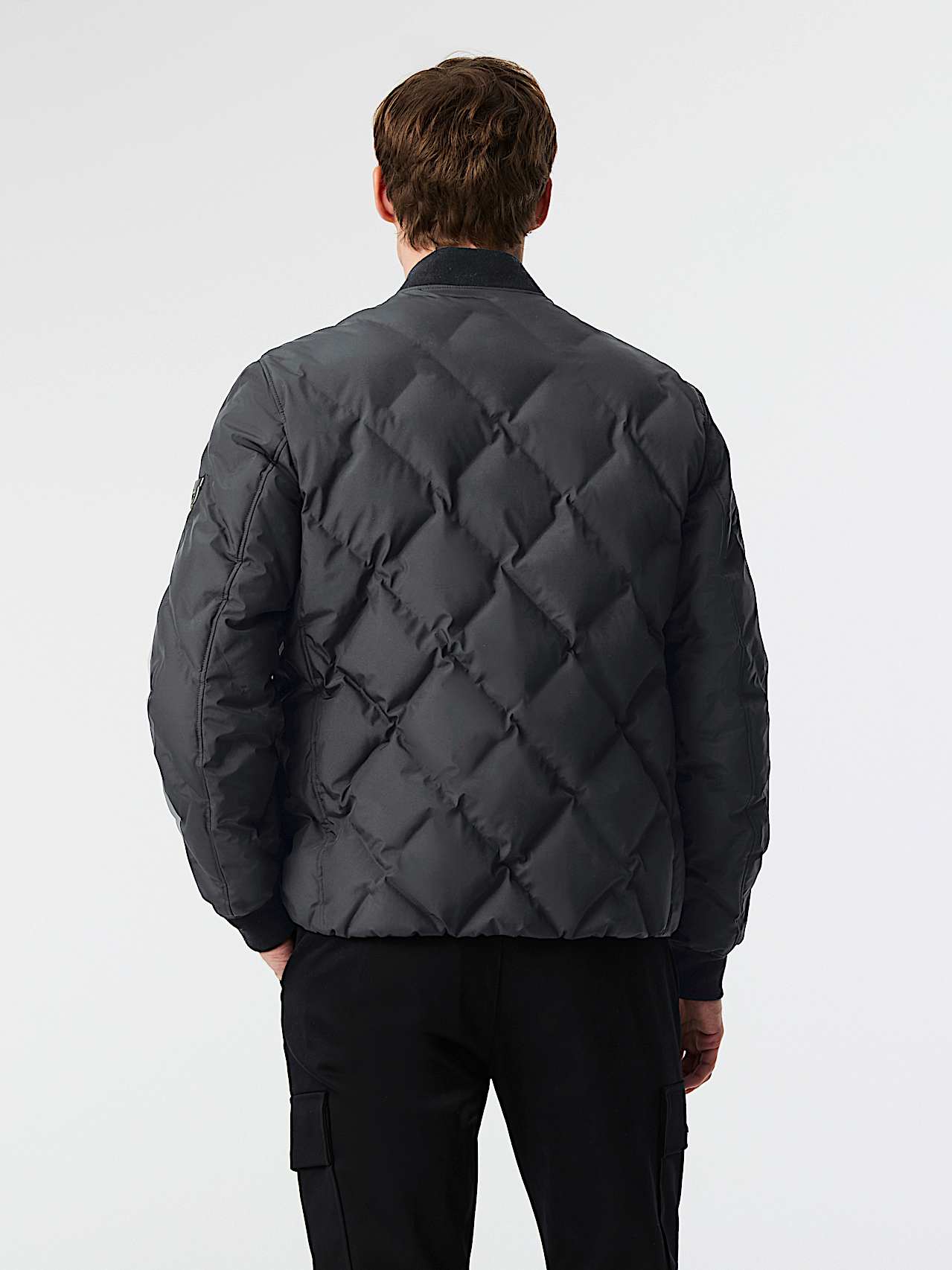 AlphaTauri | OCTAL V1.Y9.02 | Chaqueta bomber acolchada Primaloft® in Dark Moss for Hombre